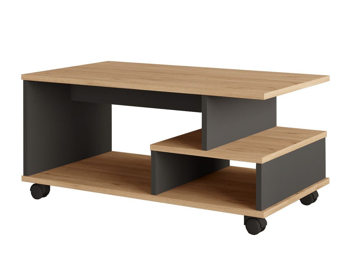 Mesa de centro Kailua 2788 (Antracita + Roble)