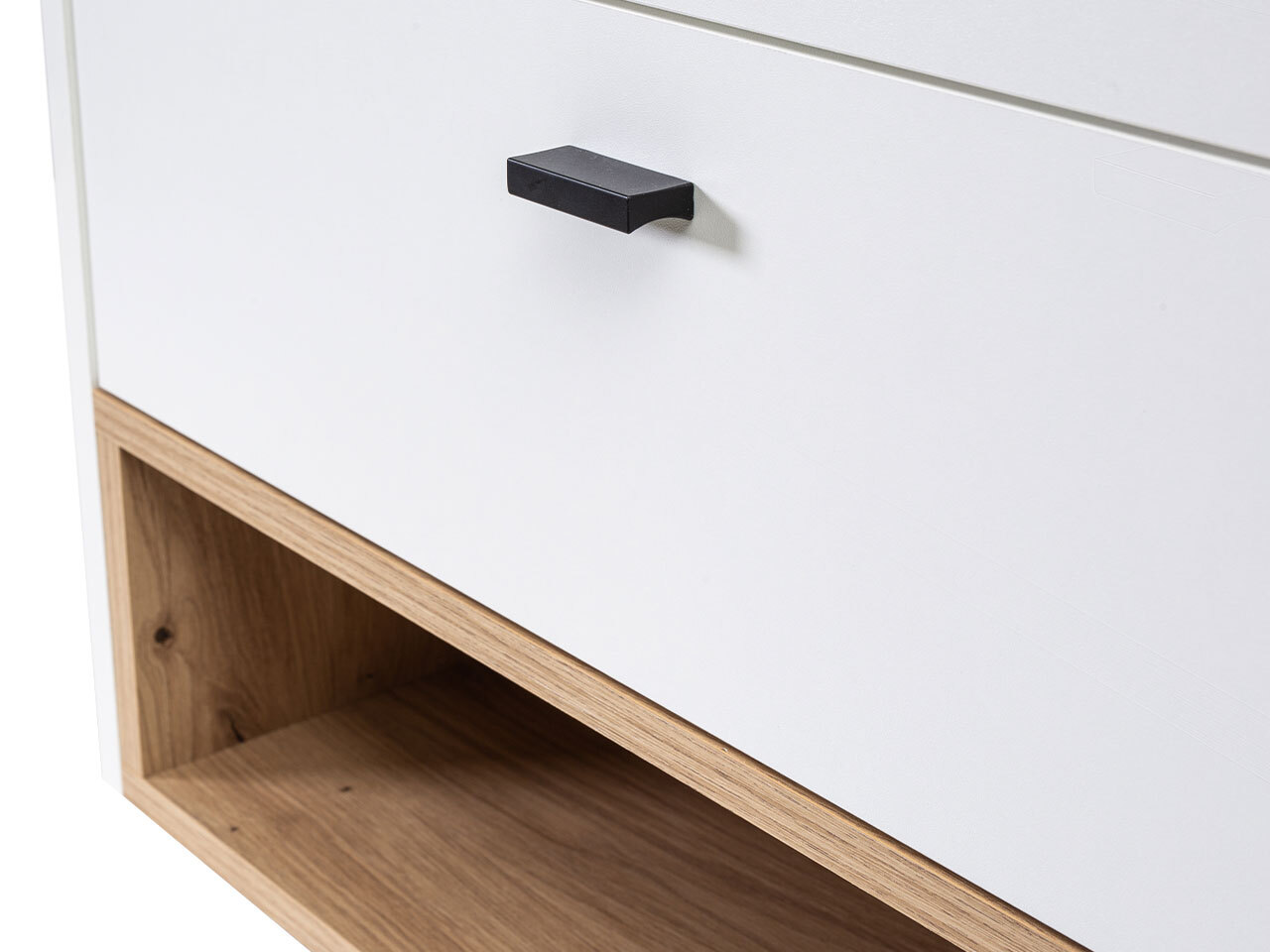 Conjunto de mueble de baño Velum II (Blanco + Roble Artisan)