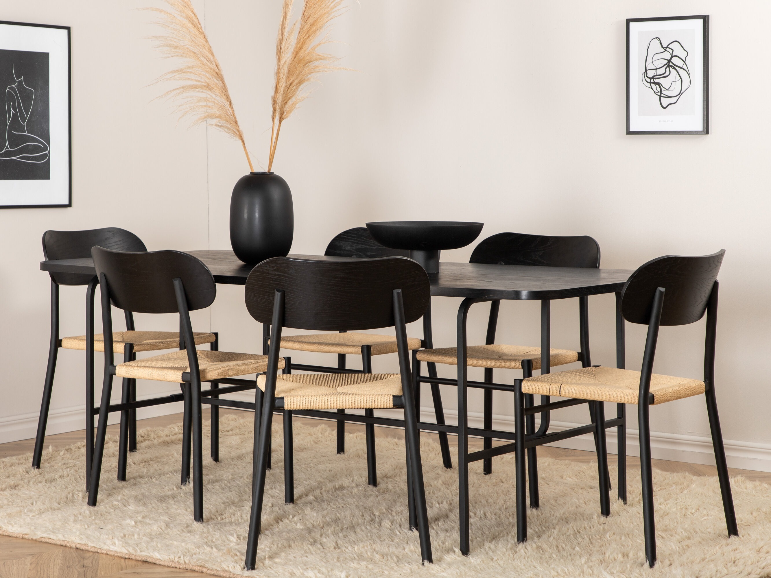 Conjunto de mesas y sillas para comedor Dallas 5336