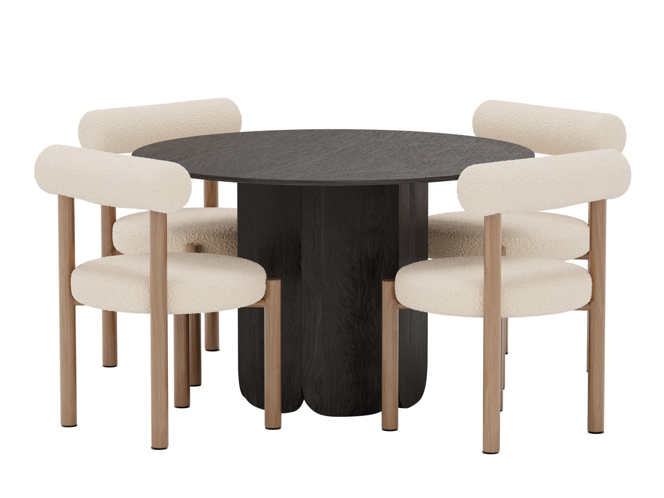 Conjunto de mesas y sillas para comedor Dallas 5342