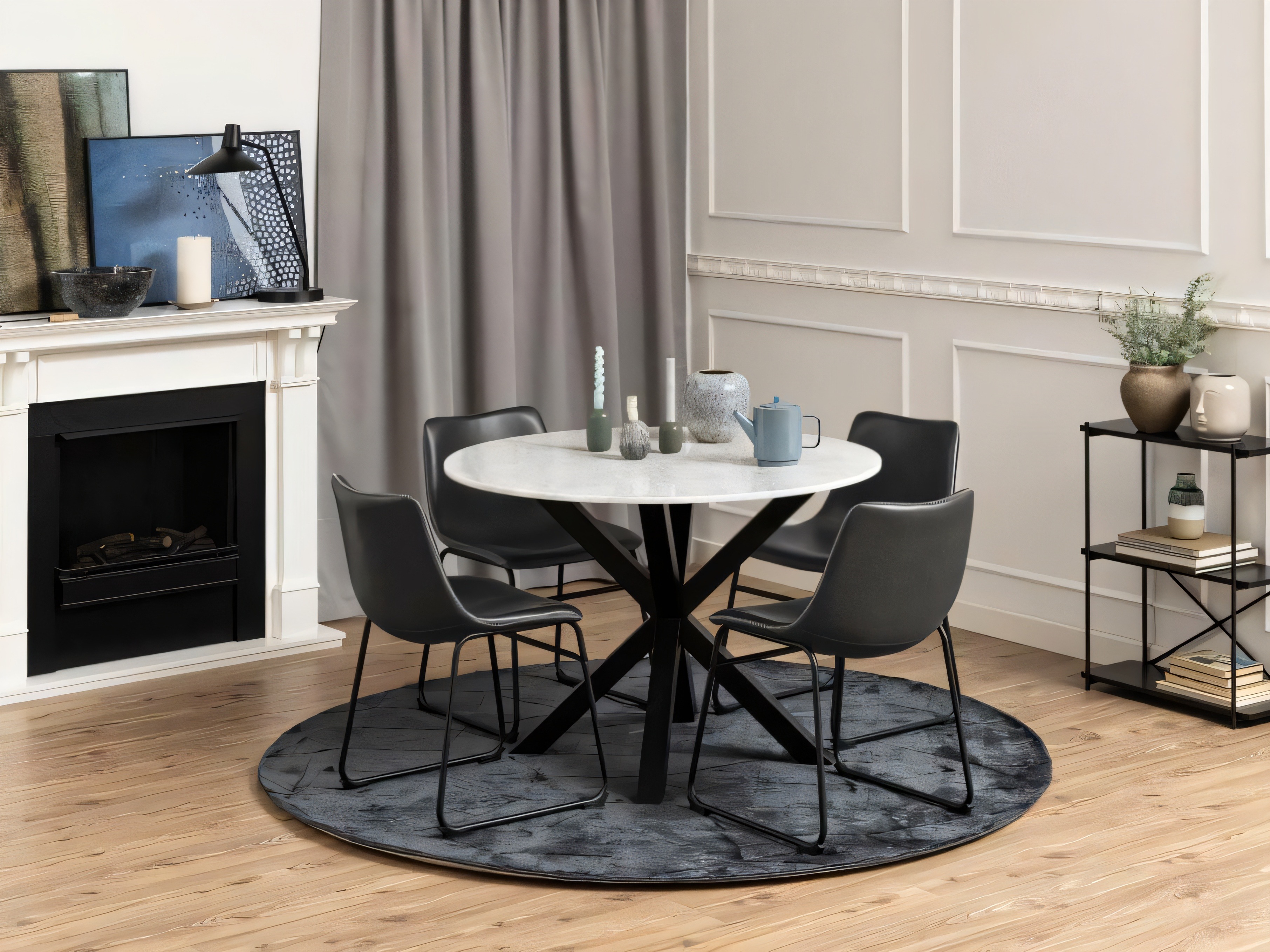 Conjunto de mesas y sillas para comedor Norsica 507