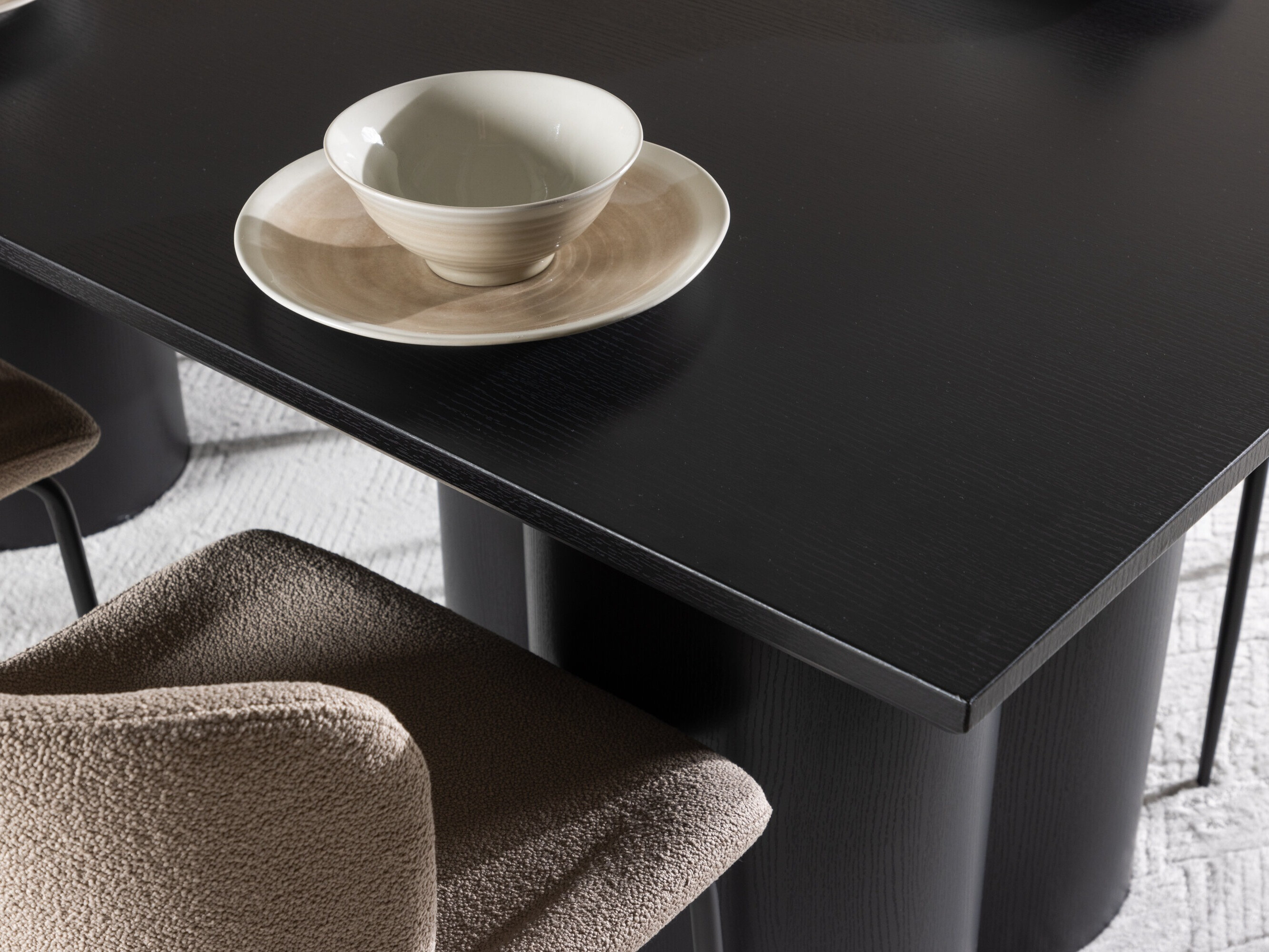 Conjunto de mesas y sillas para comedor Dallas 5343 (Beige)