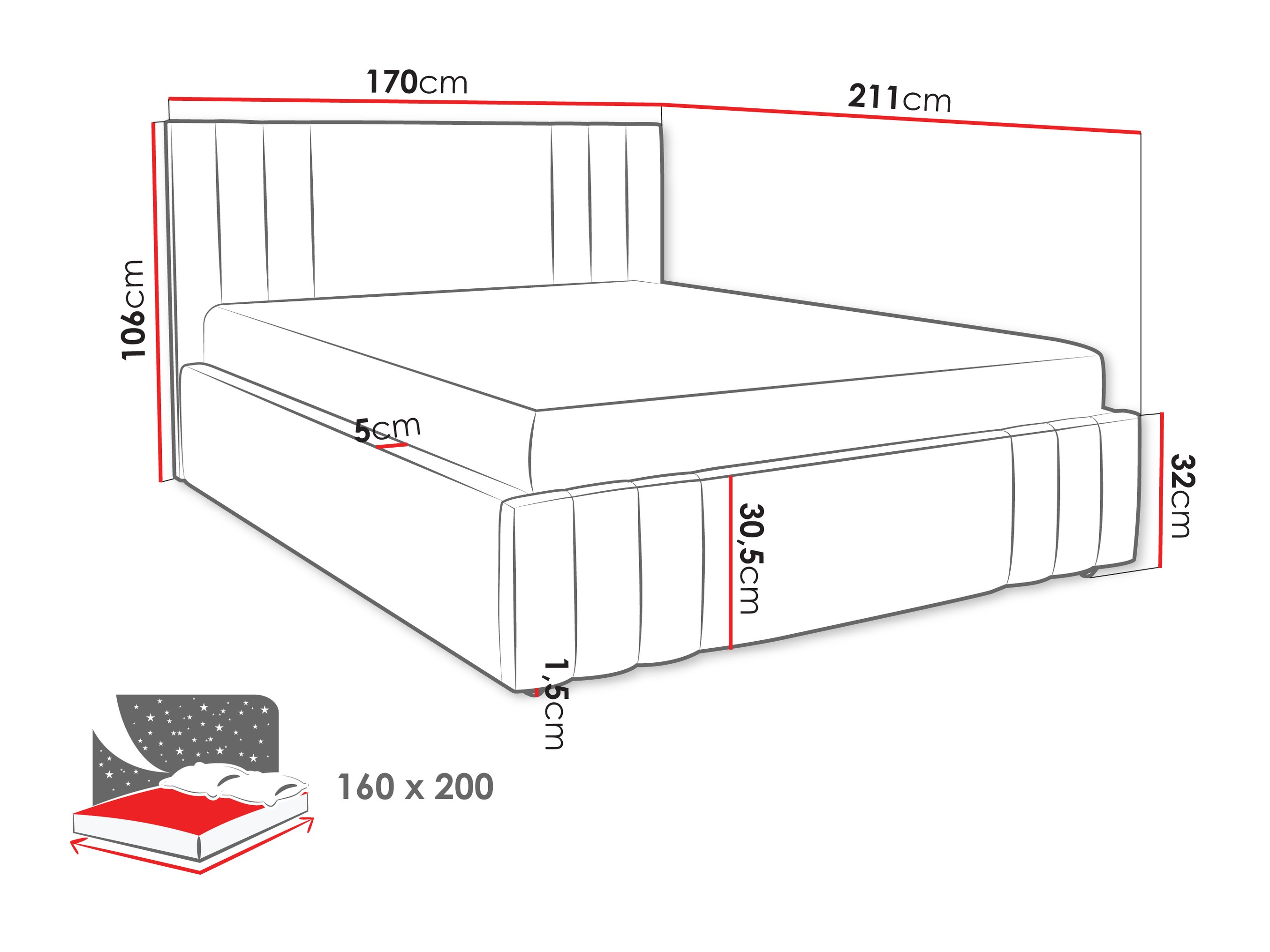 Cama Lepos (Nazar 225.03)
