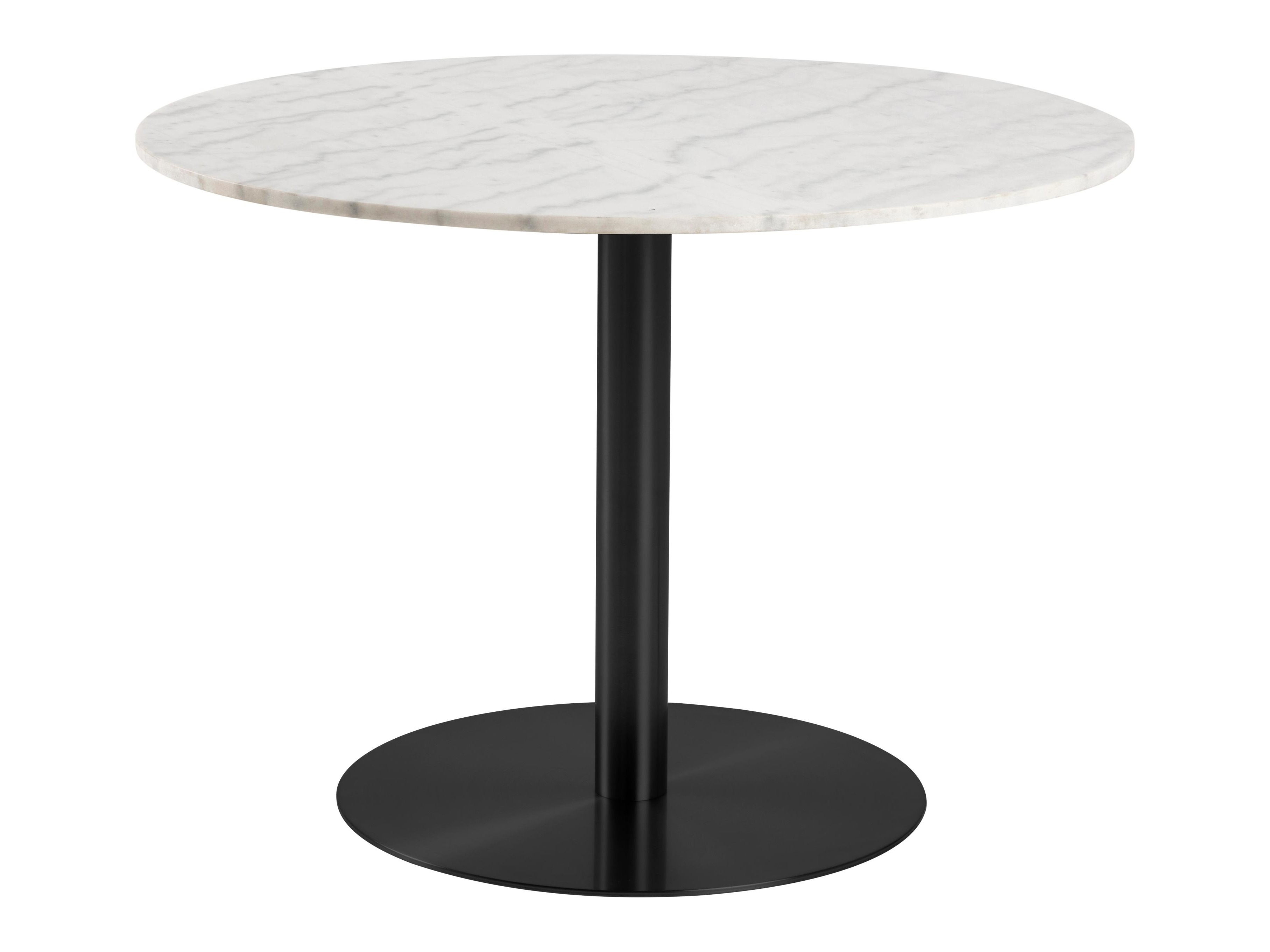 Mesa Norsica 420 (Negro + Mármol blanco)
