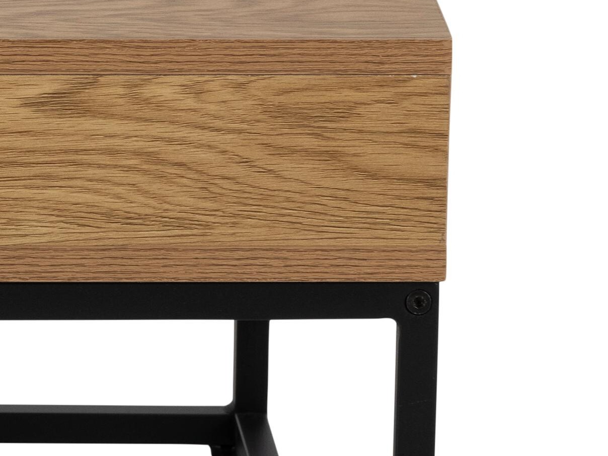 Mesa de centro Norsica 477 (Roble salvaje + Negro)