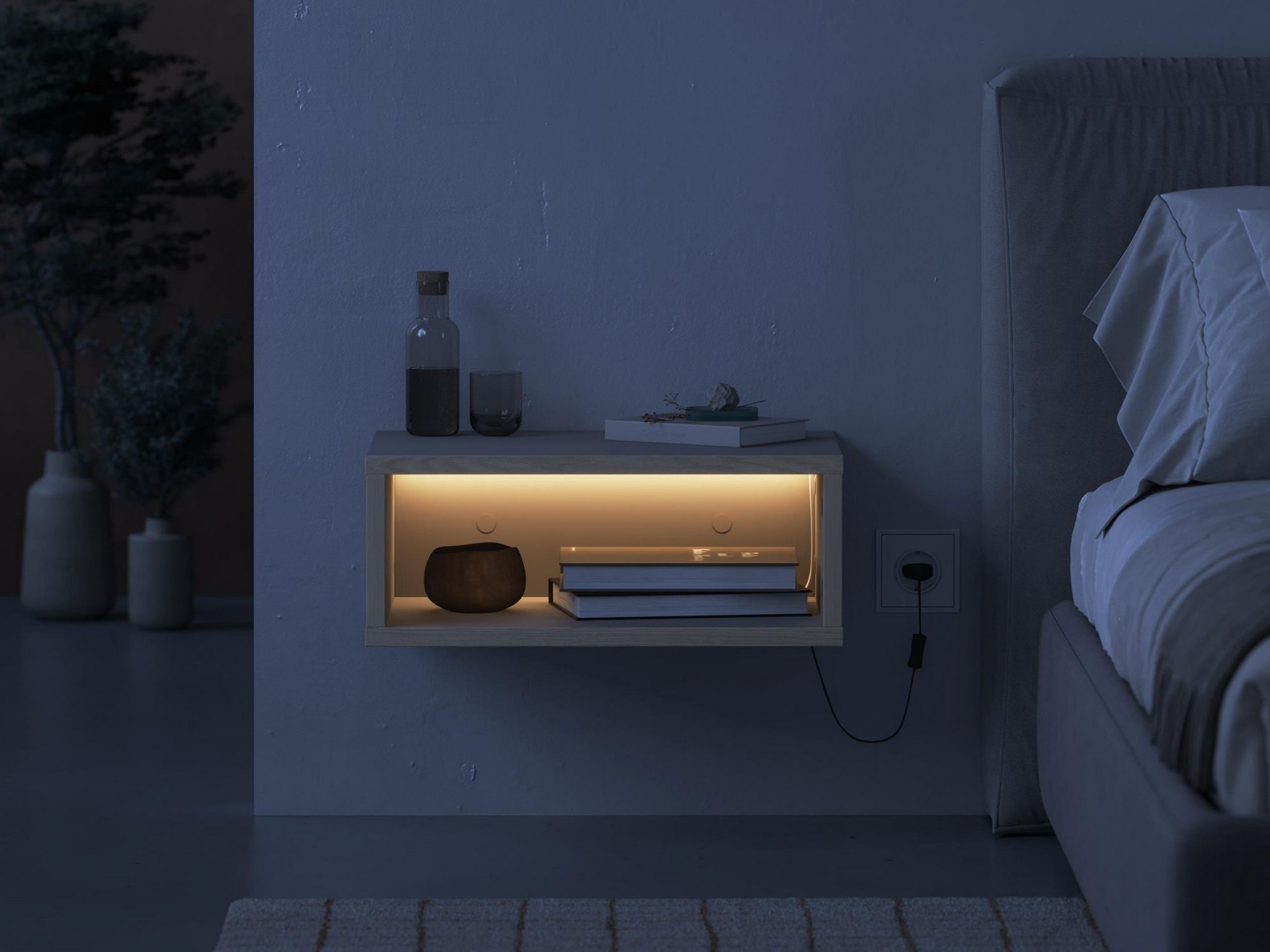 Mesilla de noche Kailua 2806 (Beige)