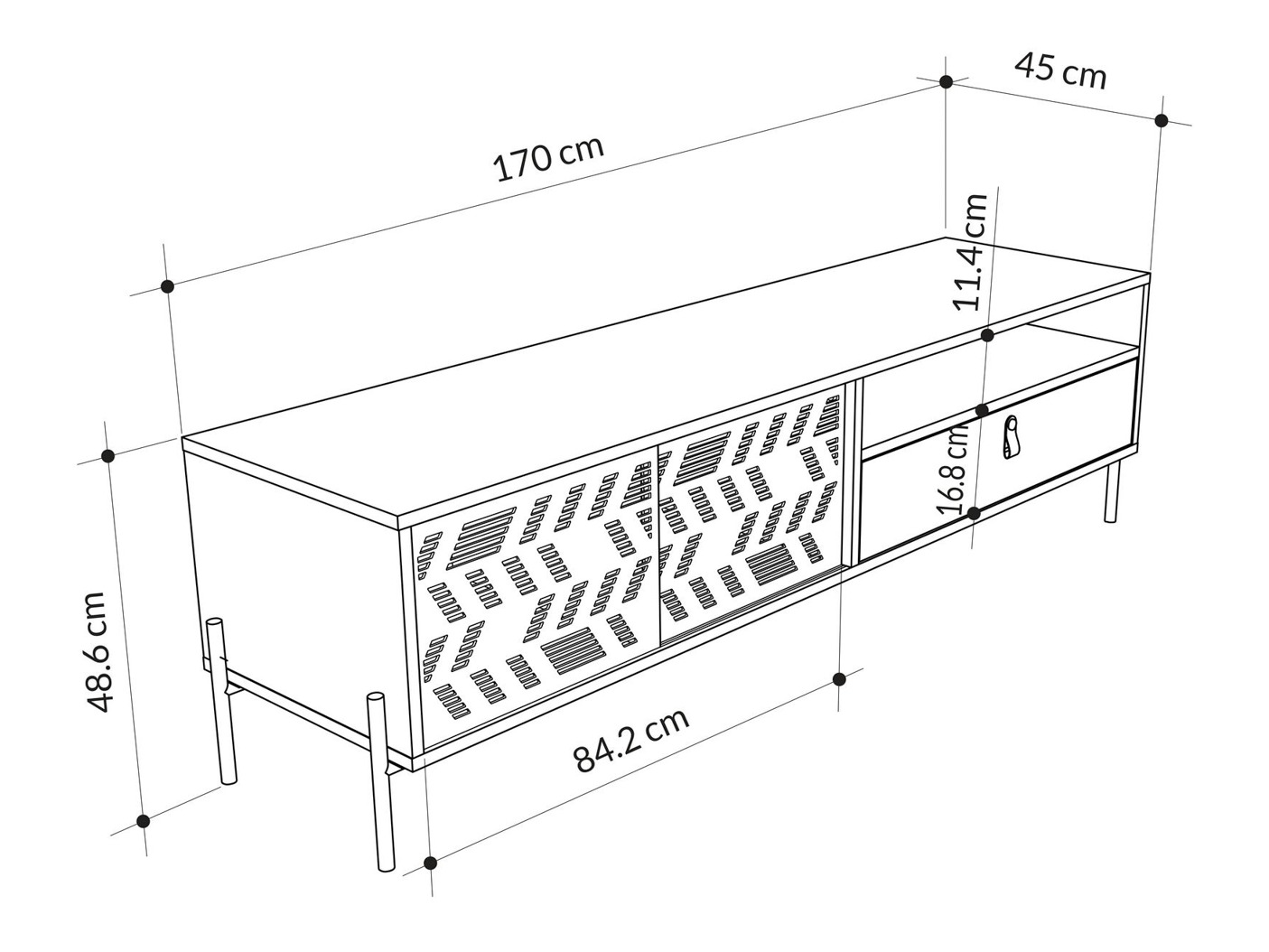 Mueble TV Kailua 2804