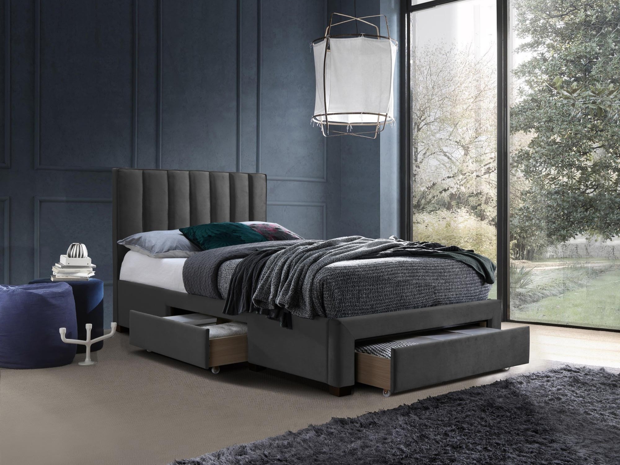 Cama Houston Fides (Gris)