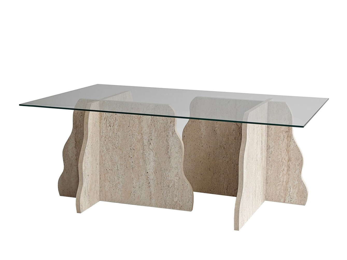 Mesa de centro Kailua 2811 (Travertino claro)