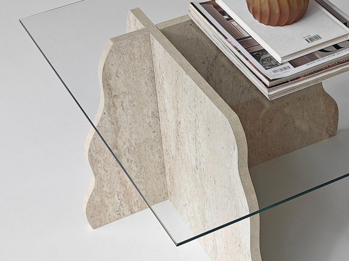 Mesa de centro Kailua 2811 (Travertino claro)