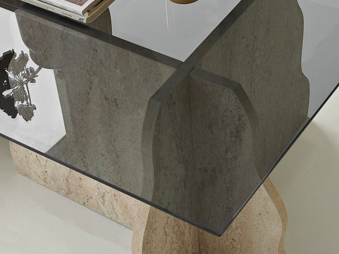 Mesa de centro Kailua 2812 (Travertino claro)