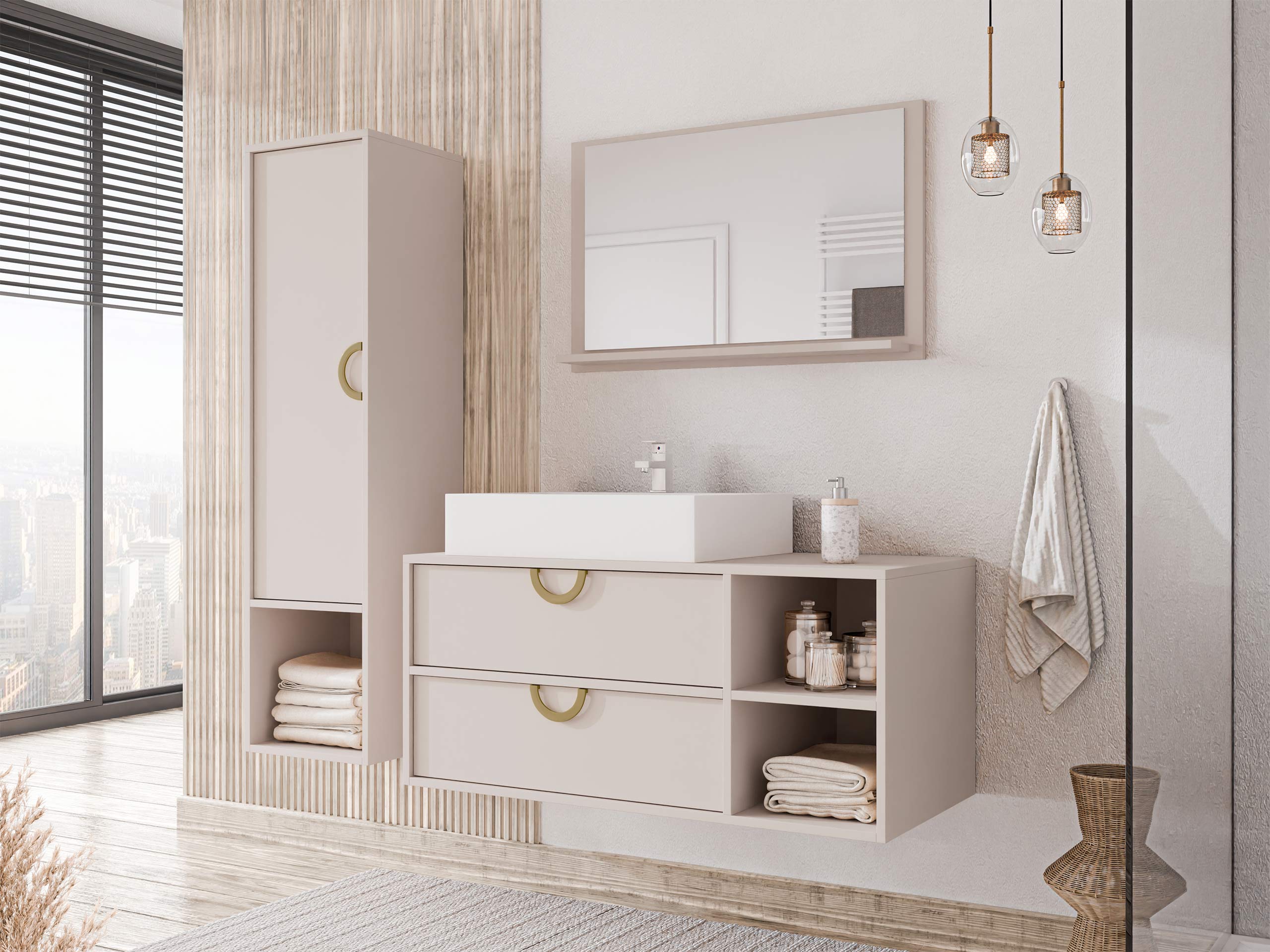 Conjunto de mueble de baño SP7050