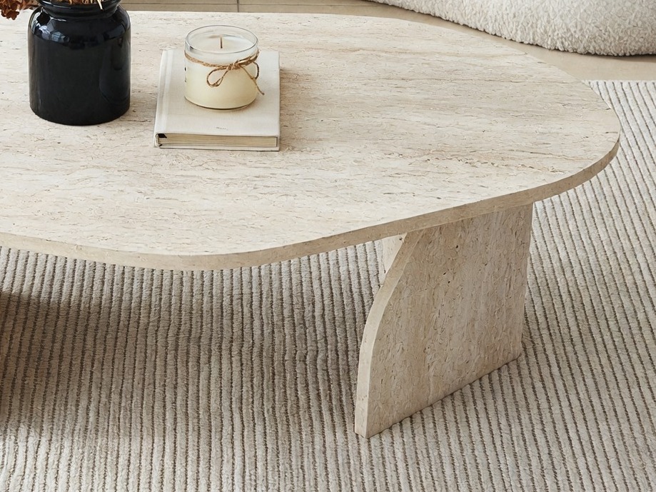 Mesa de centro Kailua 2814 (Travertino claro)