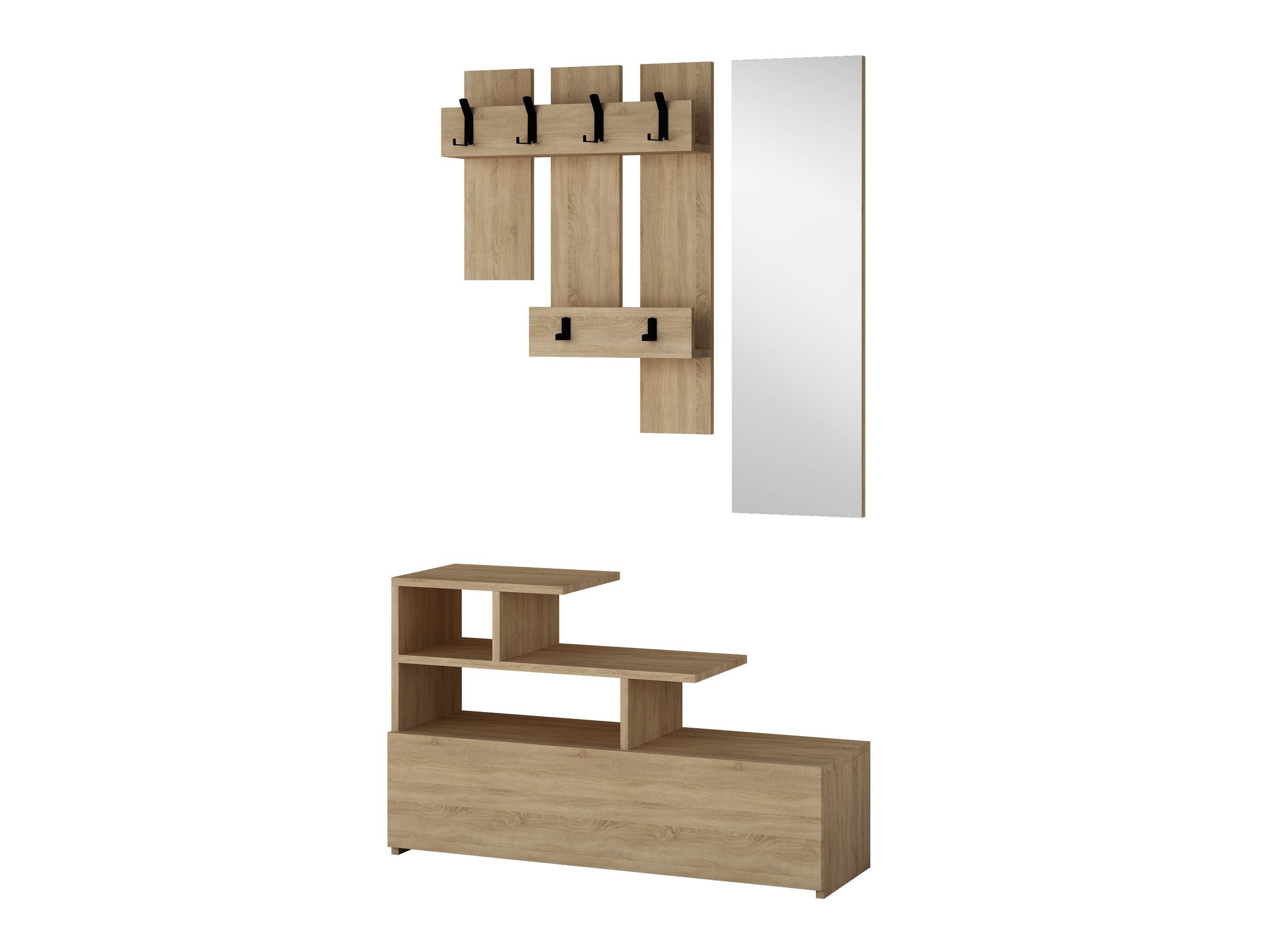 Conjunto para recibidor Kailua 519 (Roble)