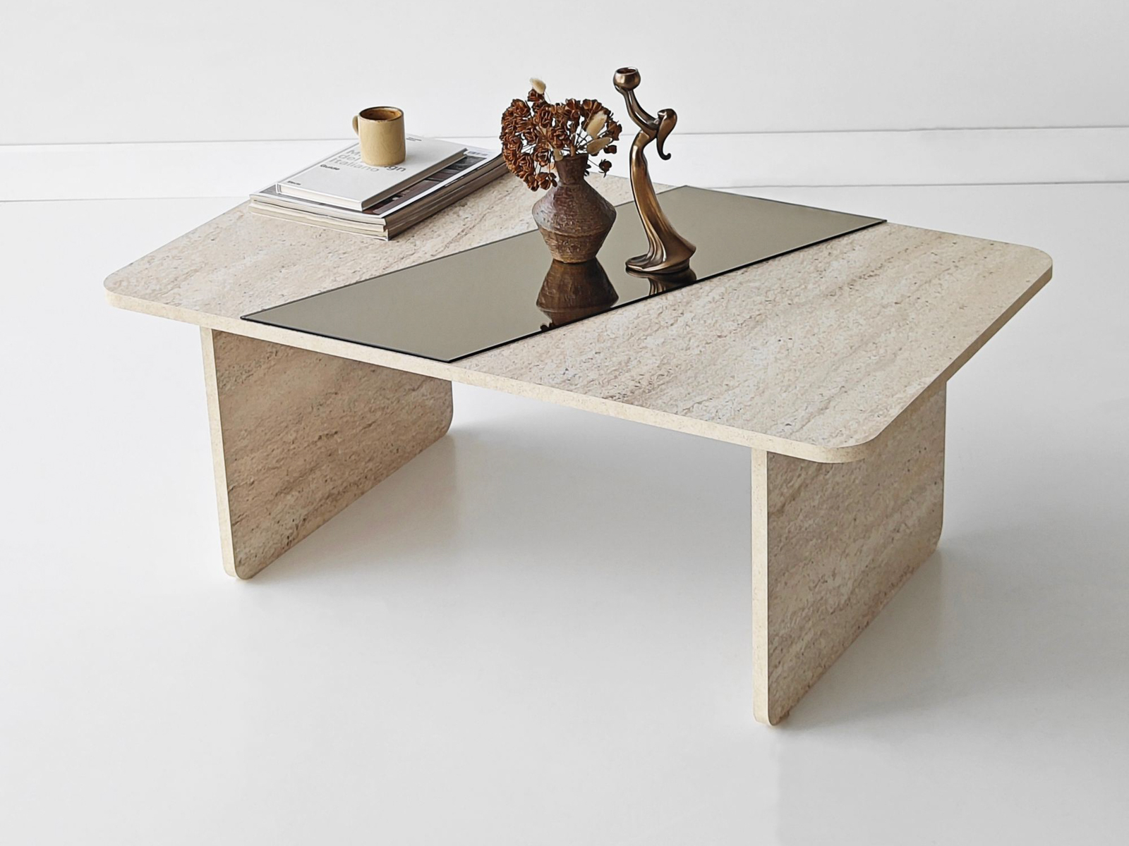 Mesa de centro Kailua 2816 (Travertino claro)