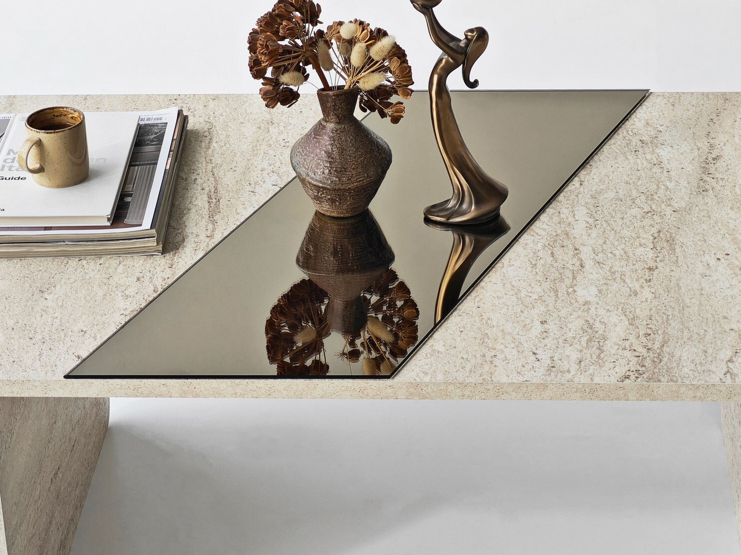 Mesa de centro Kailua 2816 (Travertino claro)