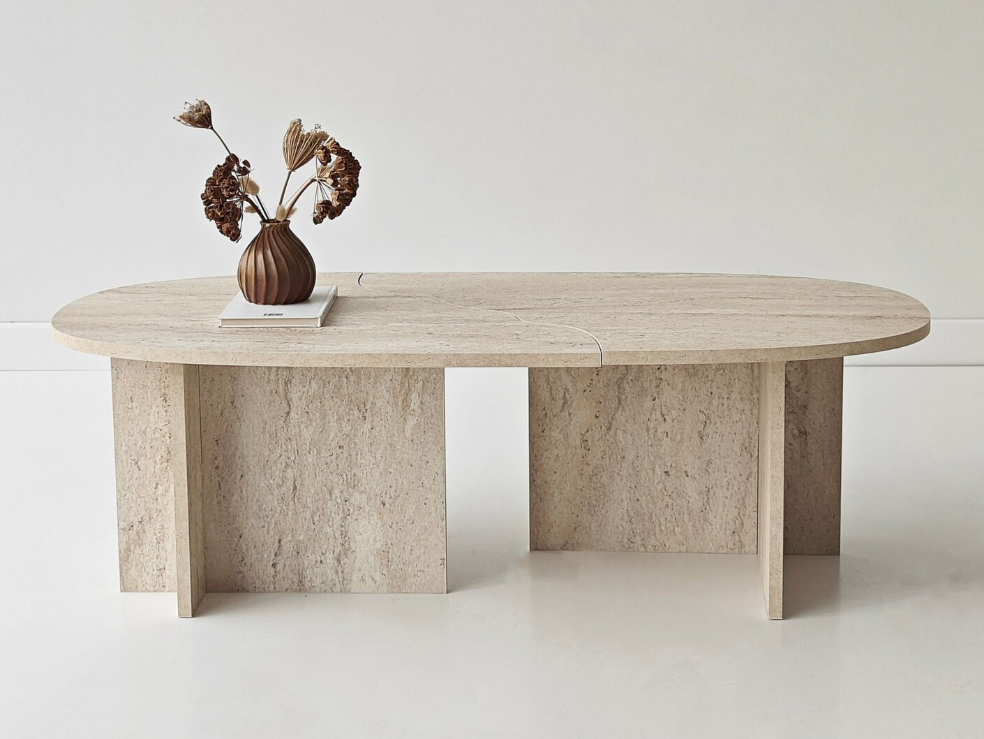 Mesa de centro Kailua 2817 (Travertino claro)