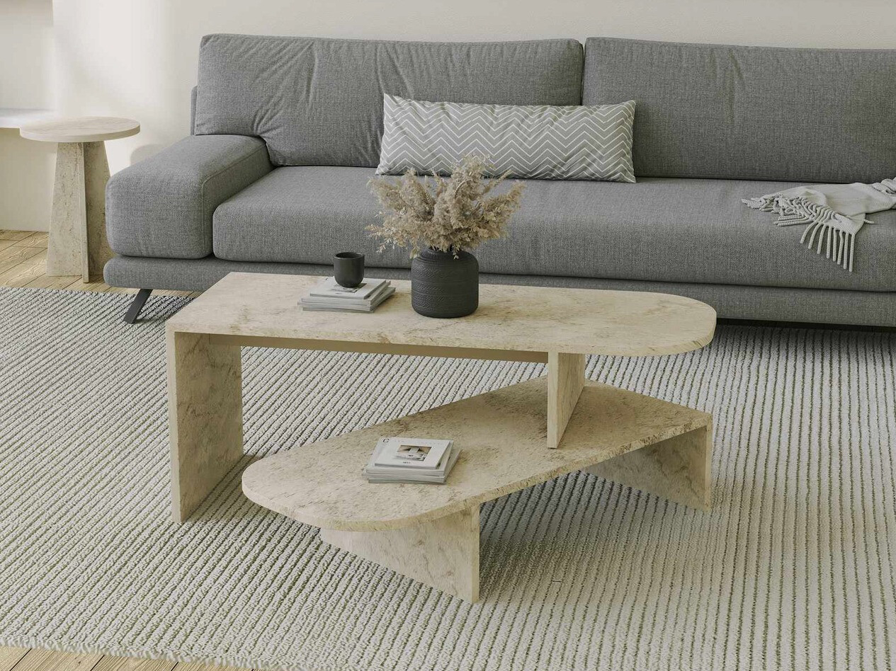 Mesa de centro Kailua 2819 (Travertino claro)