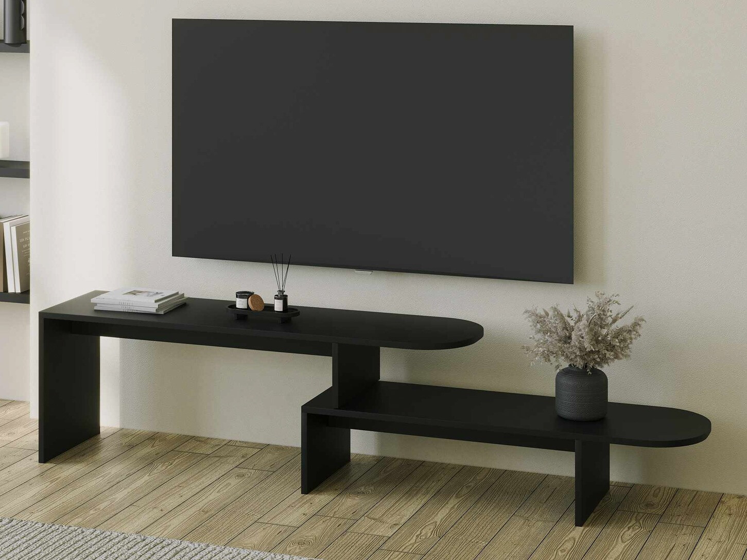 Mueble TV Kailua 2818 (Negro)