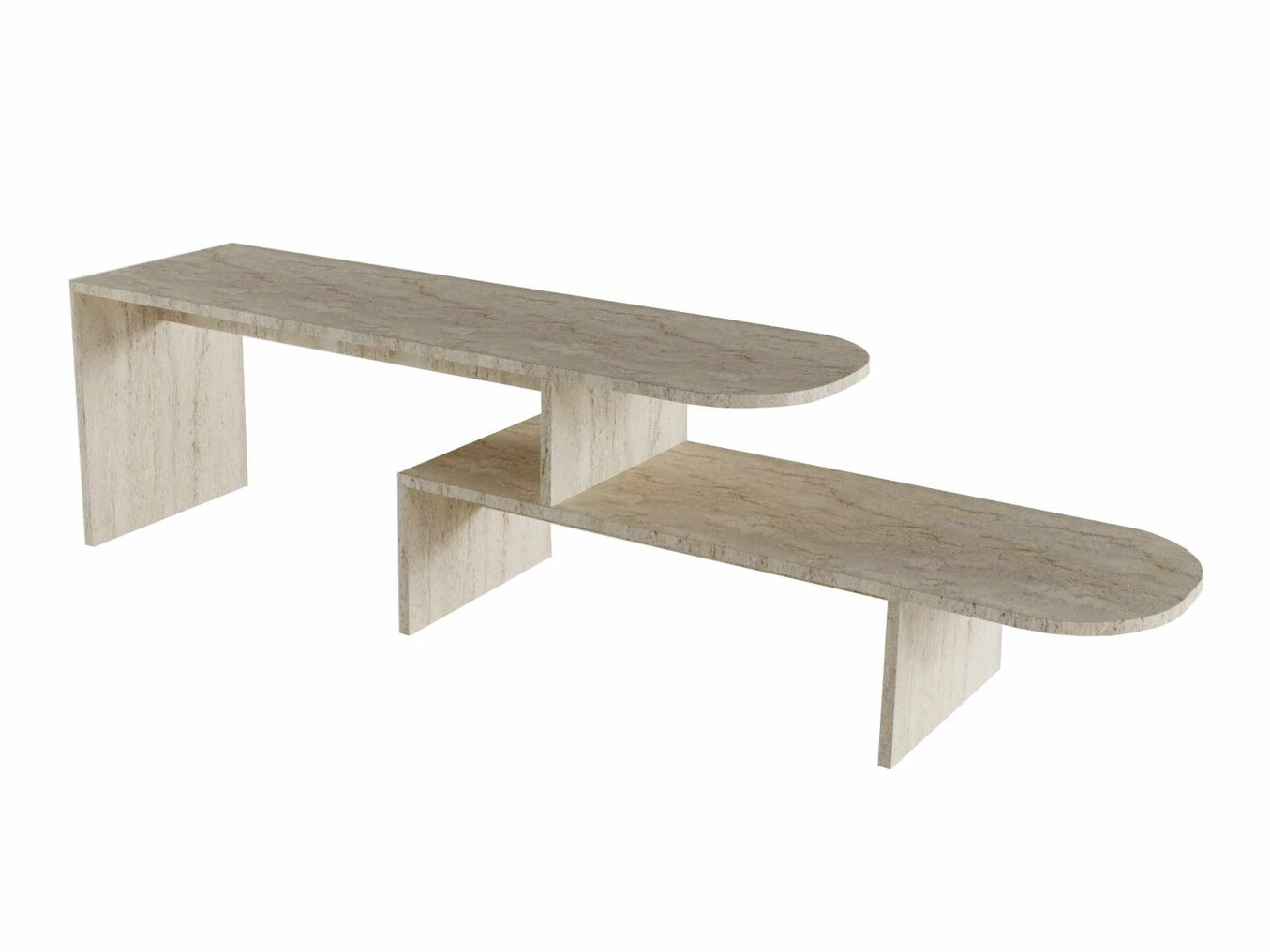 Mueble TV Kailua 2818 (Travertino claro)