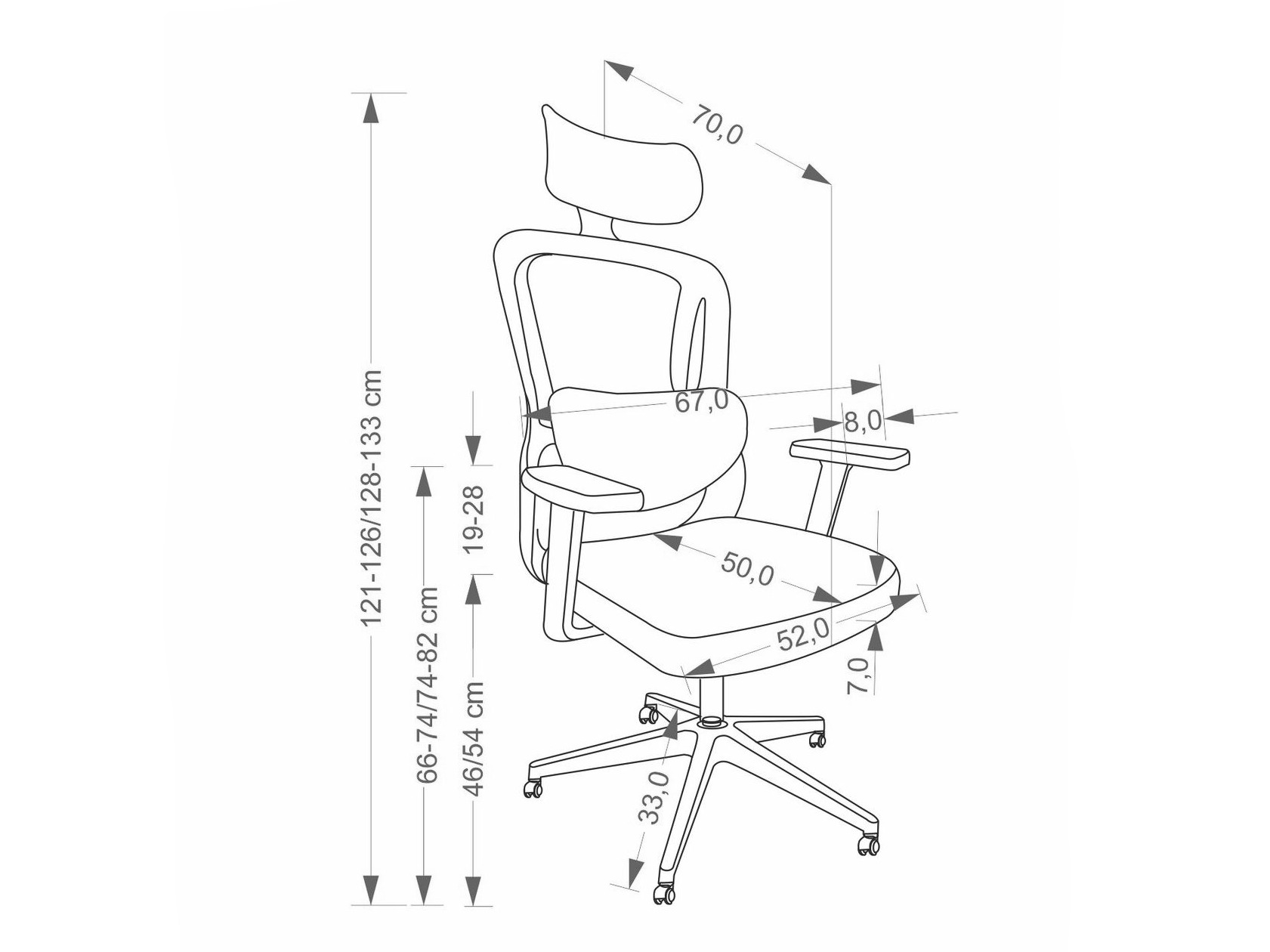 Silla de oficina Houston 2158