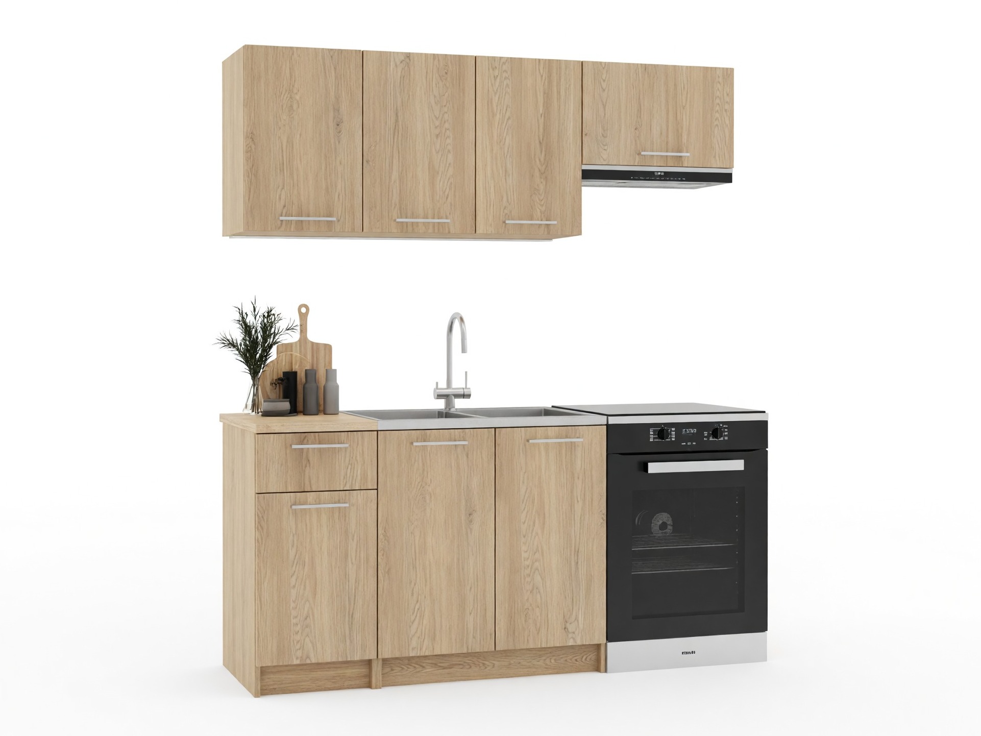 Conjunto de cocina Houston 2164 (Roble Cremona)