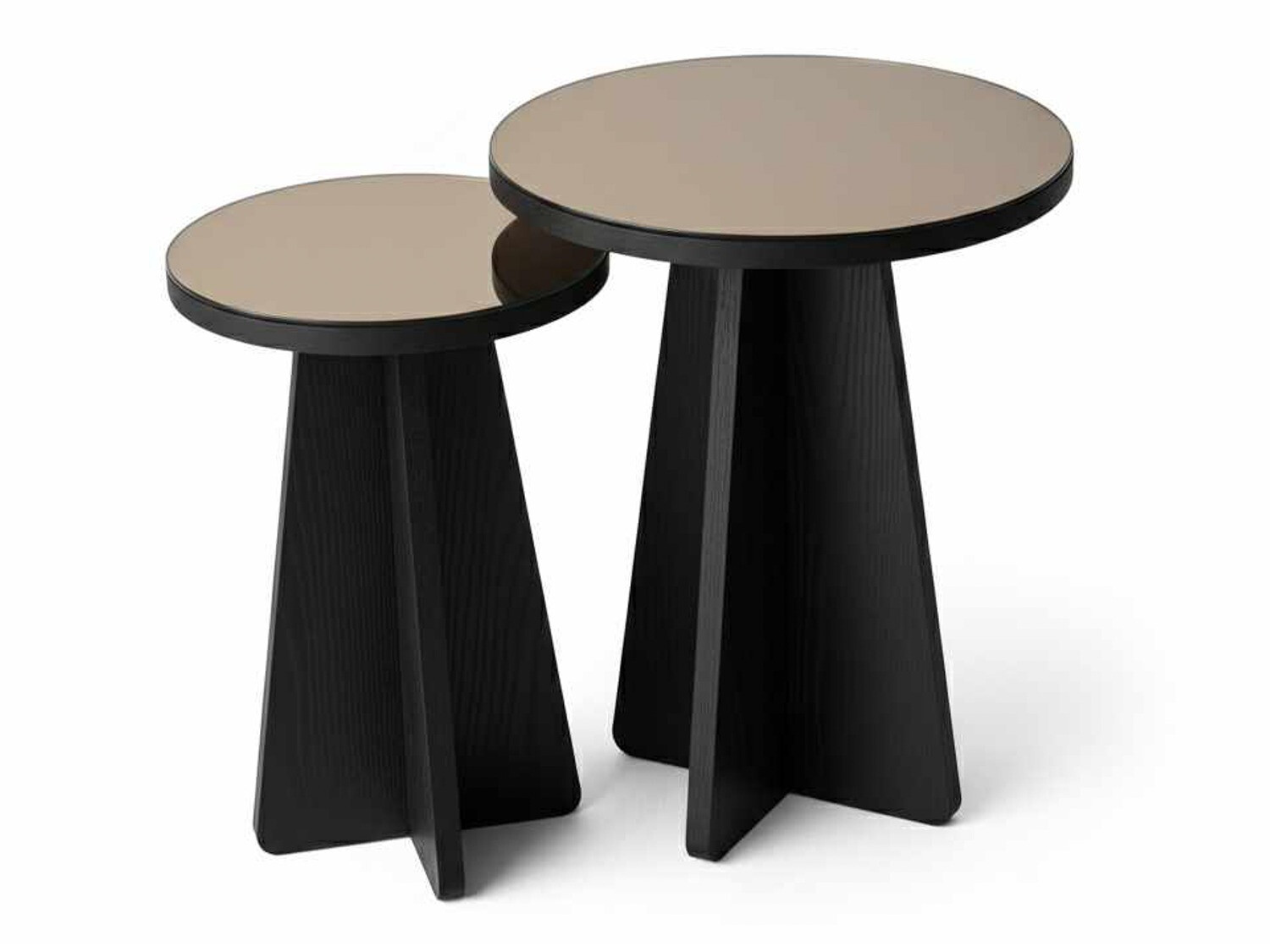Conjunto de mesas auxiliares Kailua 2821 (Negro)