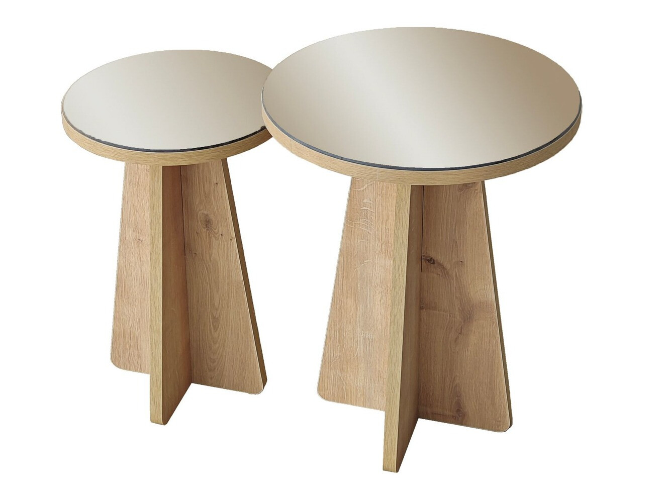 Conjunto de mesas auxiliares Kailua 2821 (Roble)