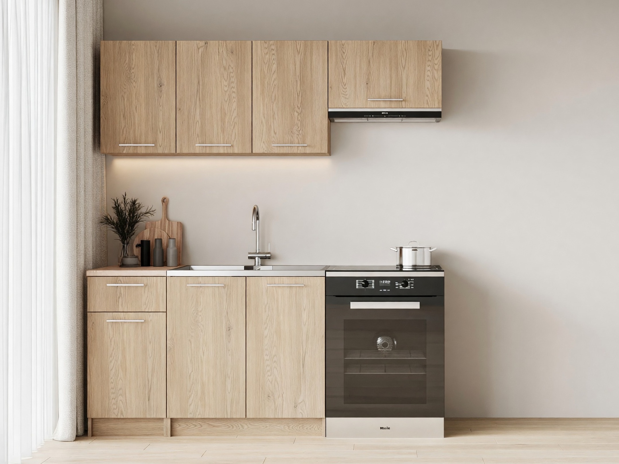 Conjunto de cocina Houston 2164 (Roble Cremona)