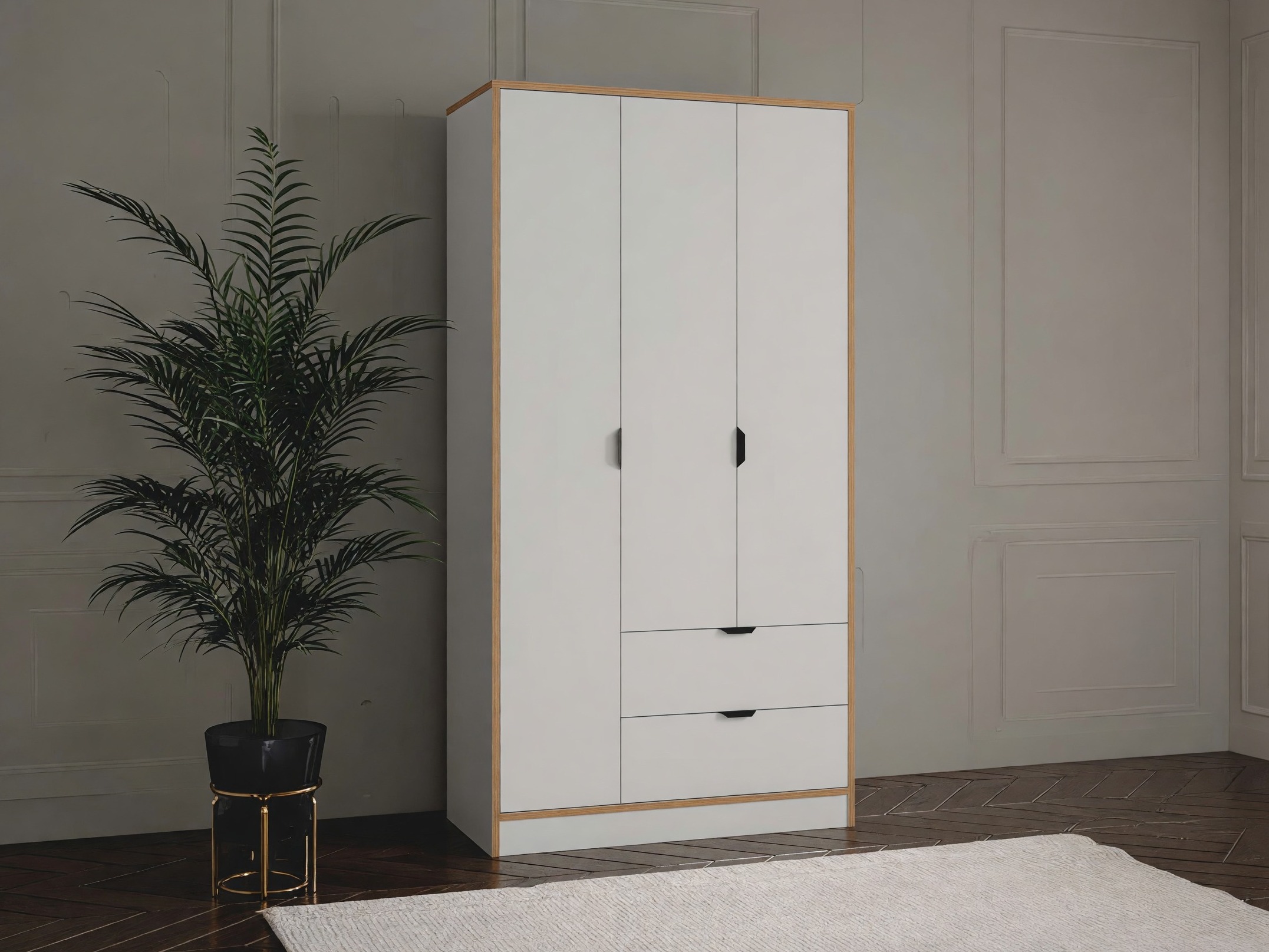 Armario Elbtalu 104 (Blanco)