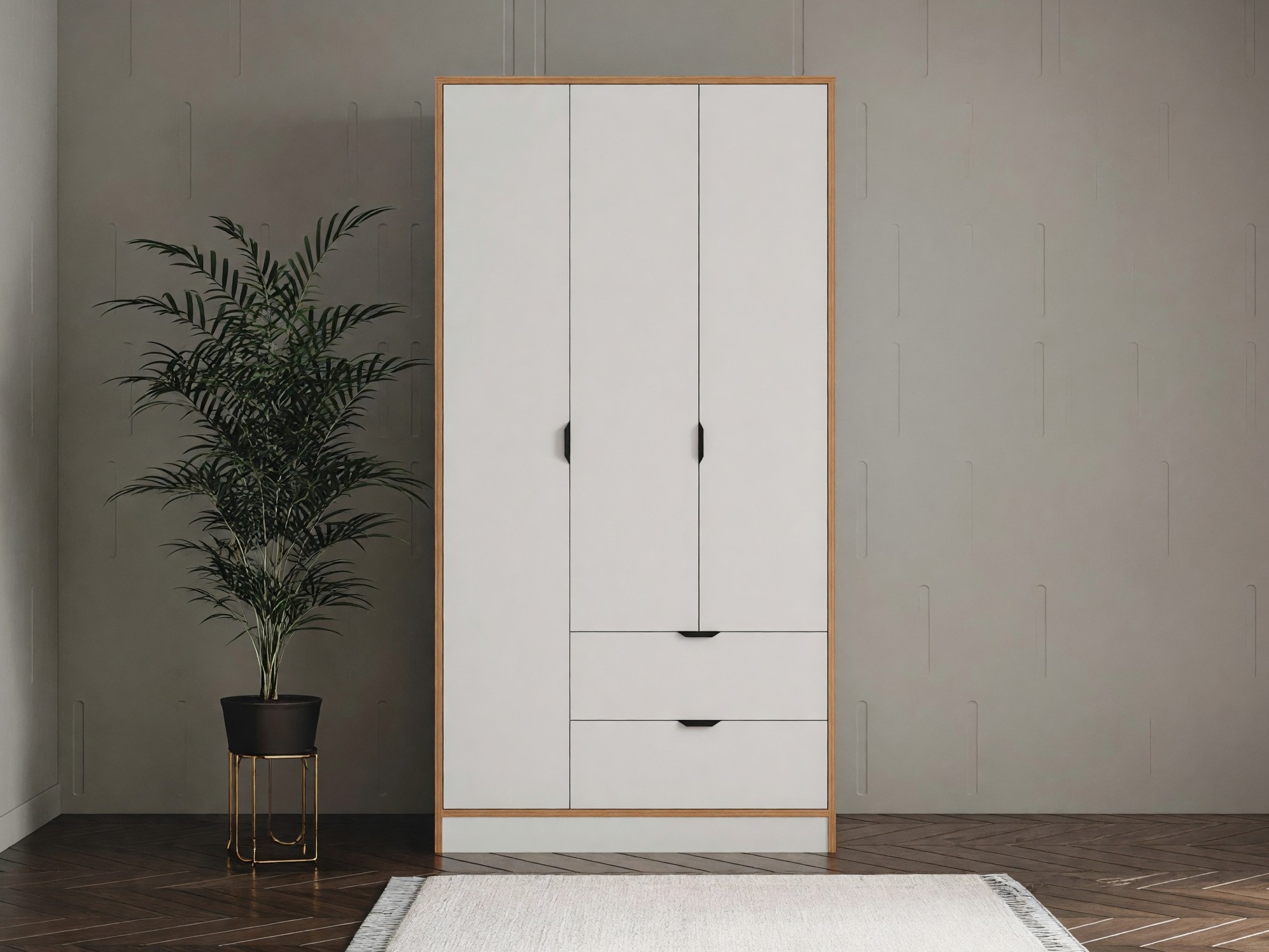 Armario Elbtalu 104 (Blanco)