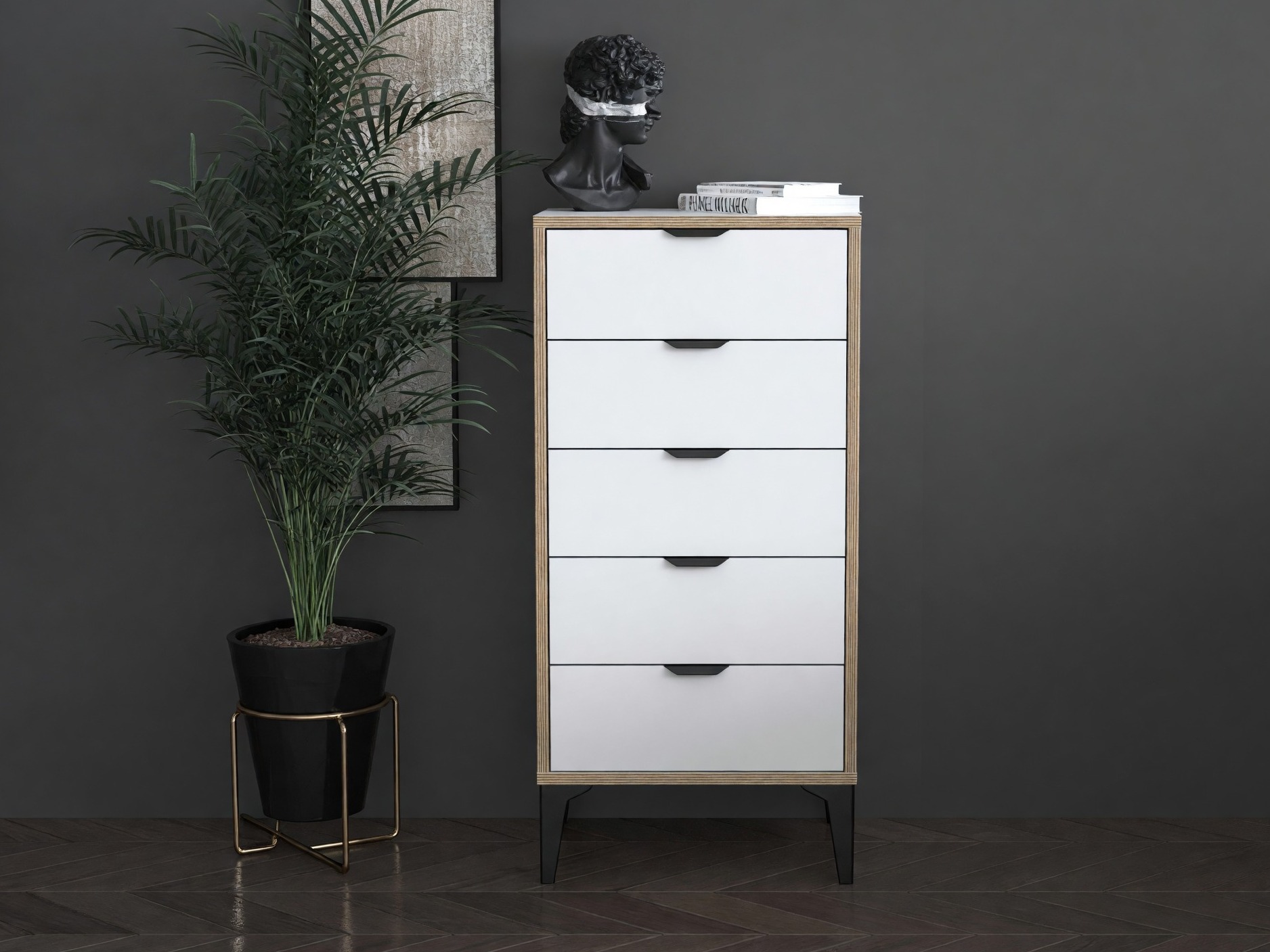 Cómoda Elbtalu 107 (Blanco)