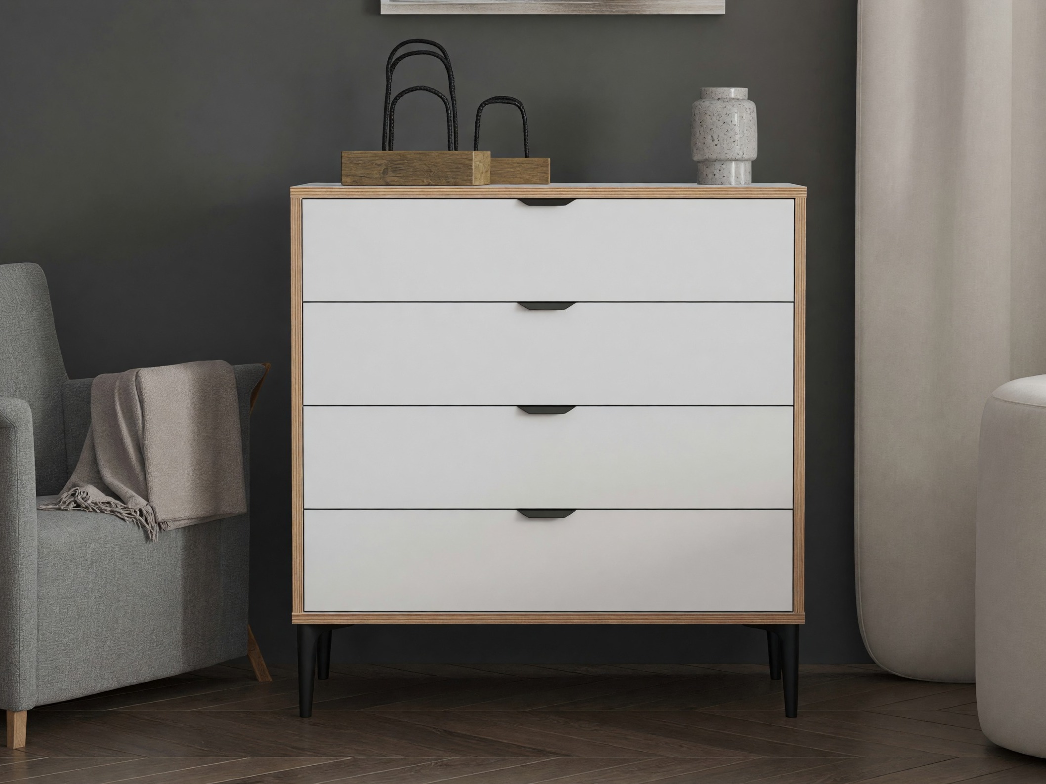 Cómoda Elbtalu 108 (Blanco)