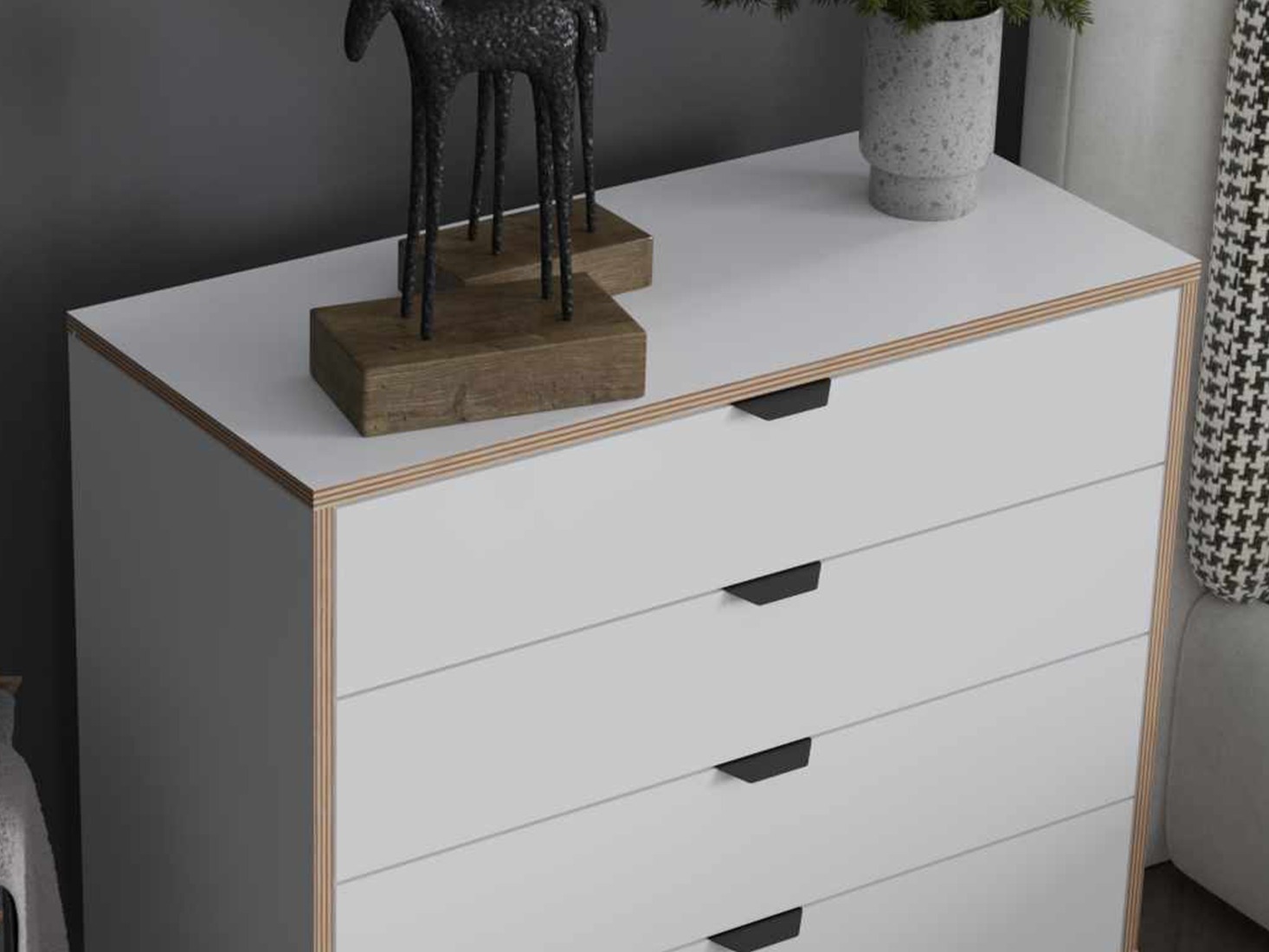 Cómoda Elbtalu 108 (Blanco)
