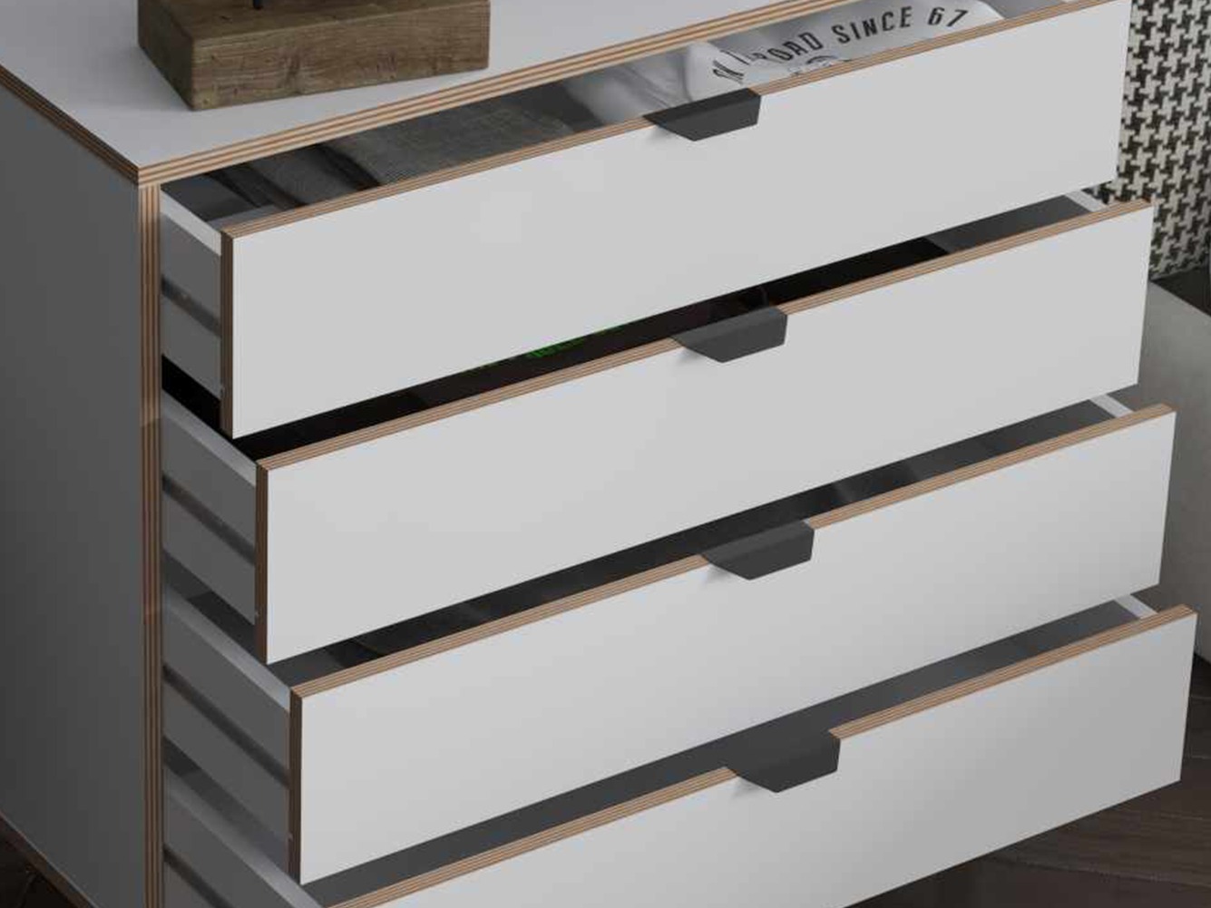 Cómoda Elbtalu 108 (Blanco)