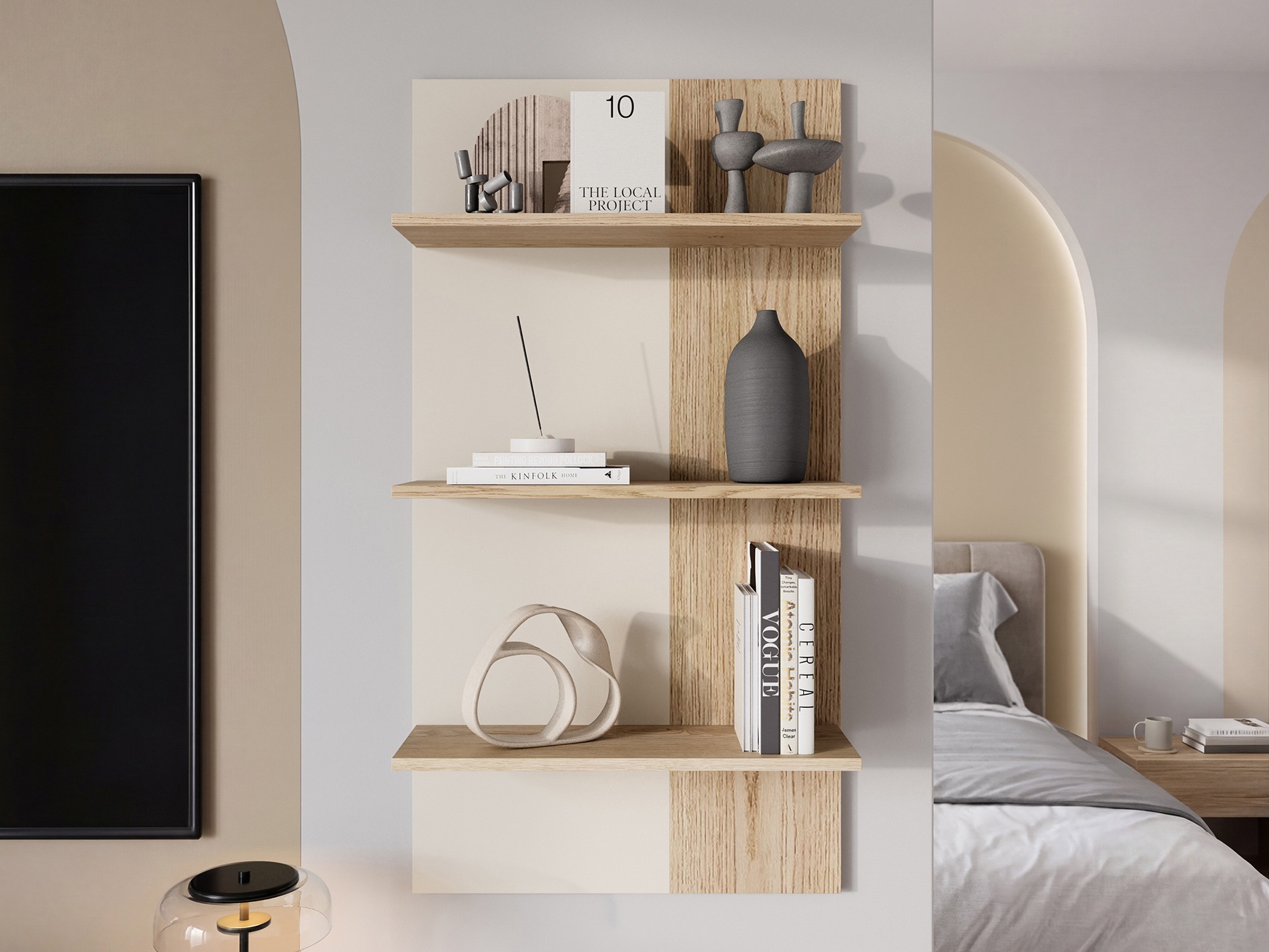 Estantería de pared Avicoro 104