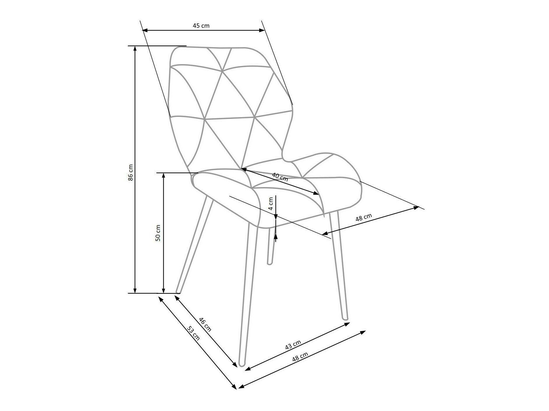 Silla Houston 1234 (Verde oscuro)