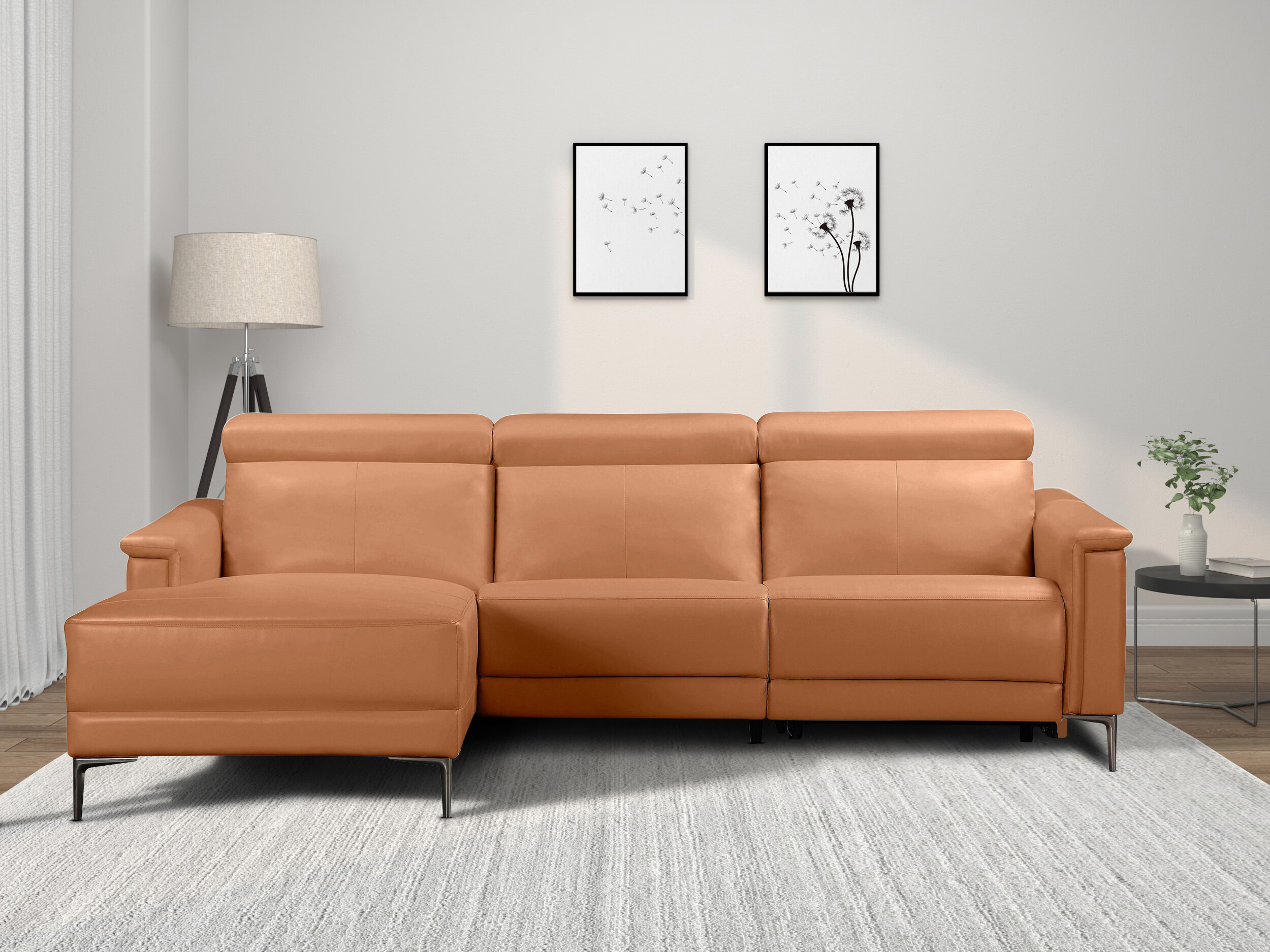 Sillón reclinable de ángulo suave Denton 1500 (Marrón)