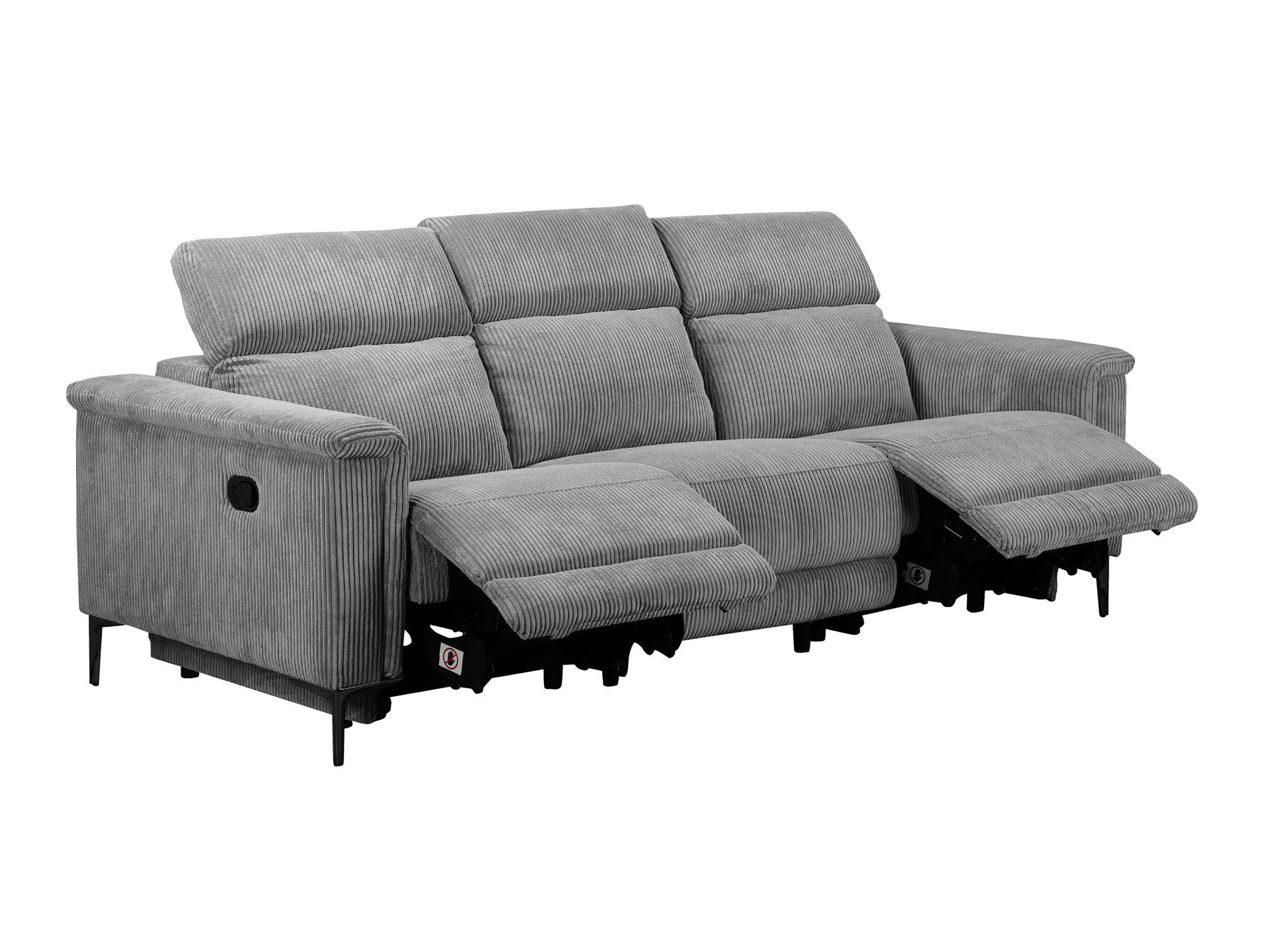 Sofá reclinable Denton 1498 (Gris claro)
