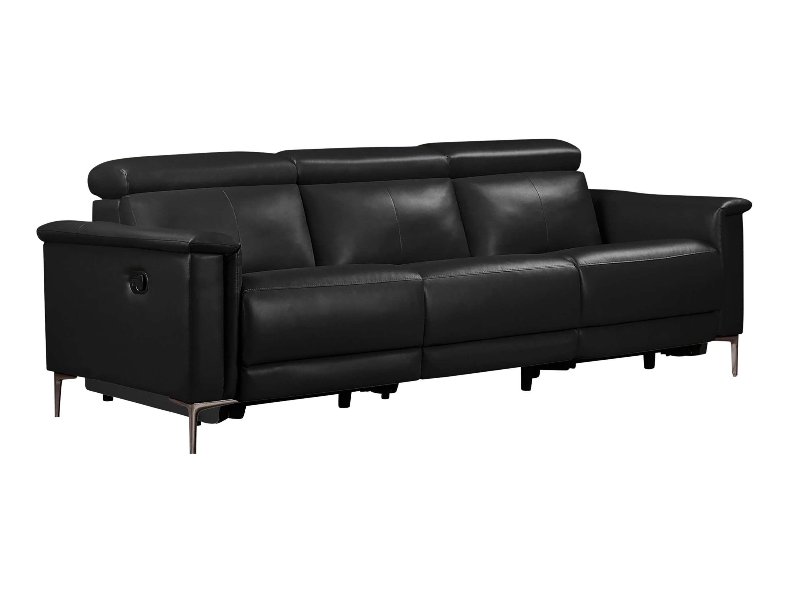 Sofá reclinable Denton 1498 (Negro)