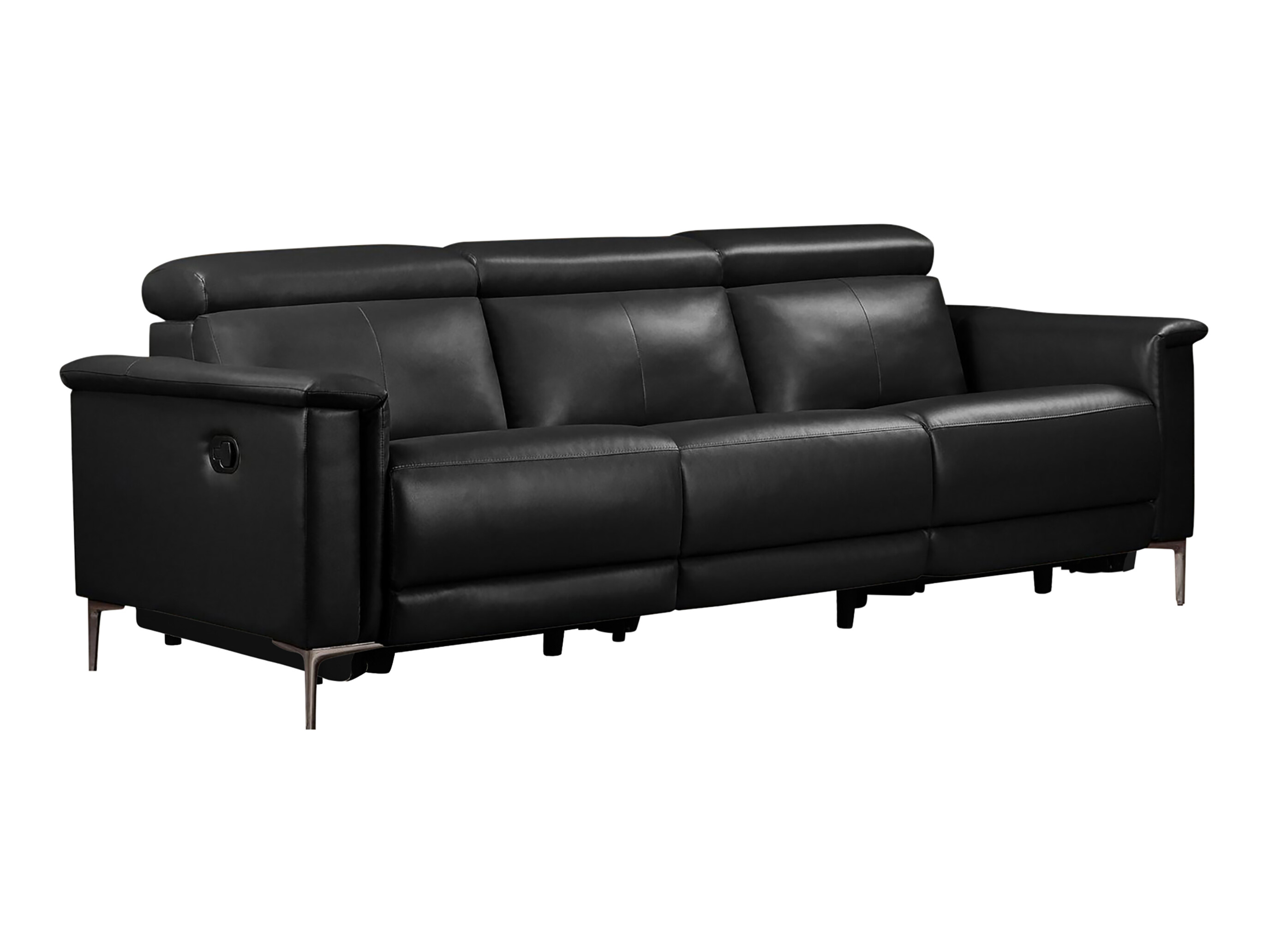 Sofá reclinable Denton 1498 (Negro)