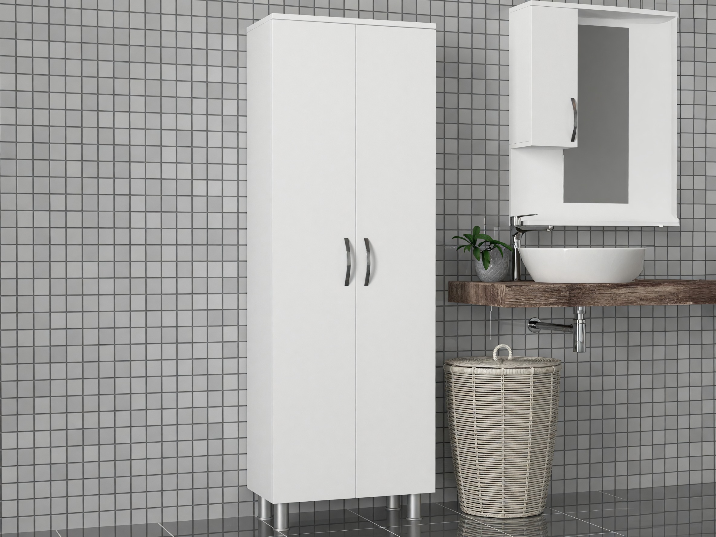 Armario de pie para baño Kailua 2075