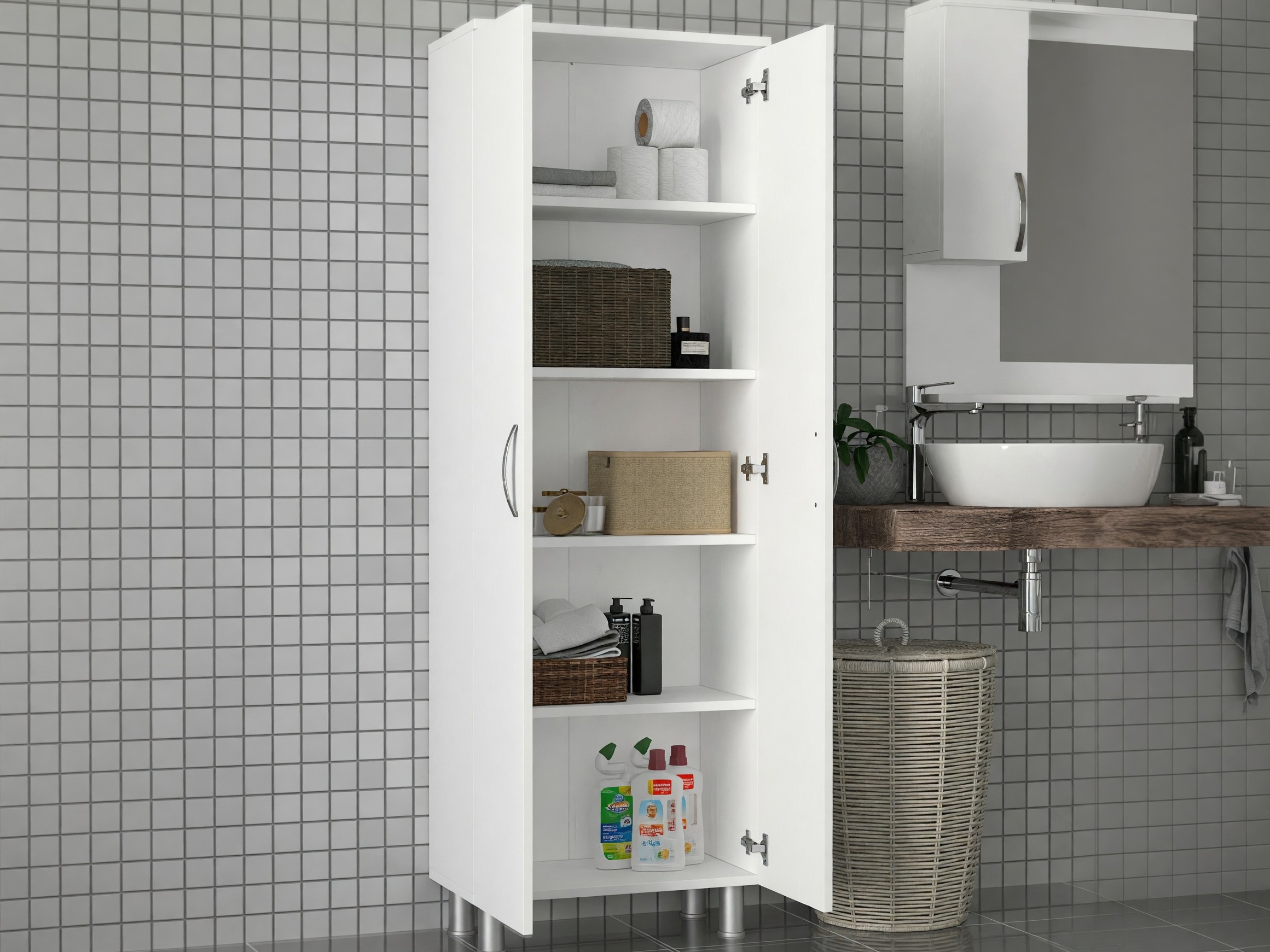 Armario de pie para baño Kailua 2075