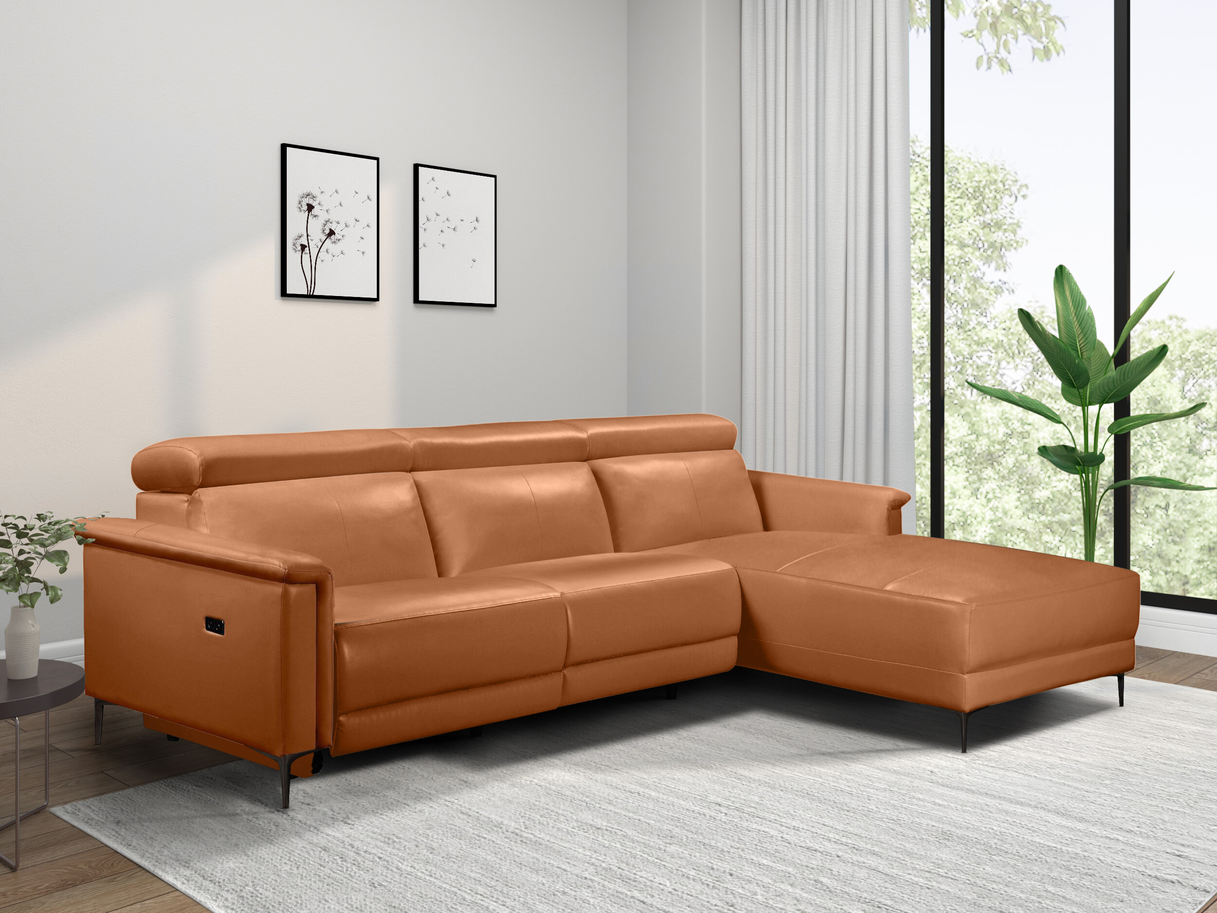 Sillón reclinable de ángulo suave Denton 1499 (Marrón)