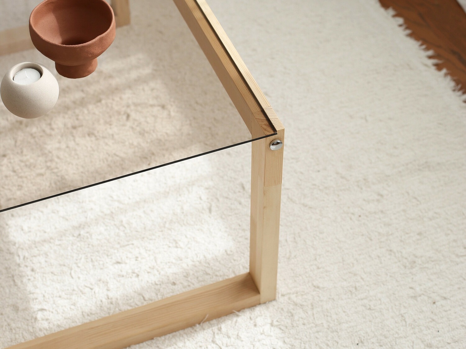 Mesa de centro Kailua 1179 (De color marrón claro)