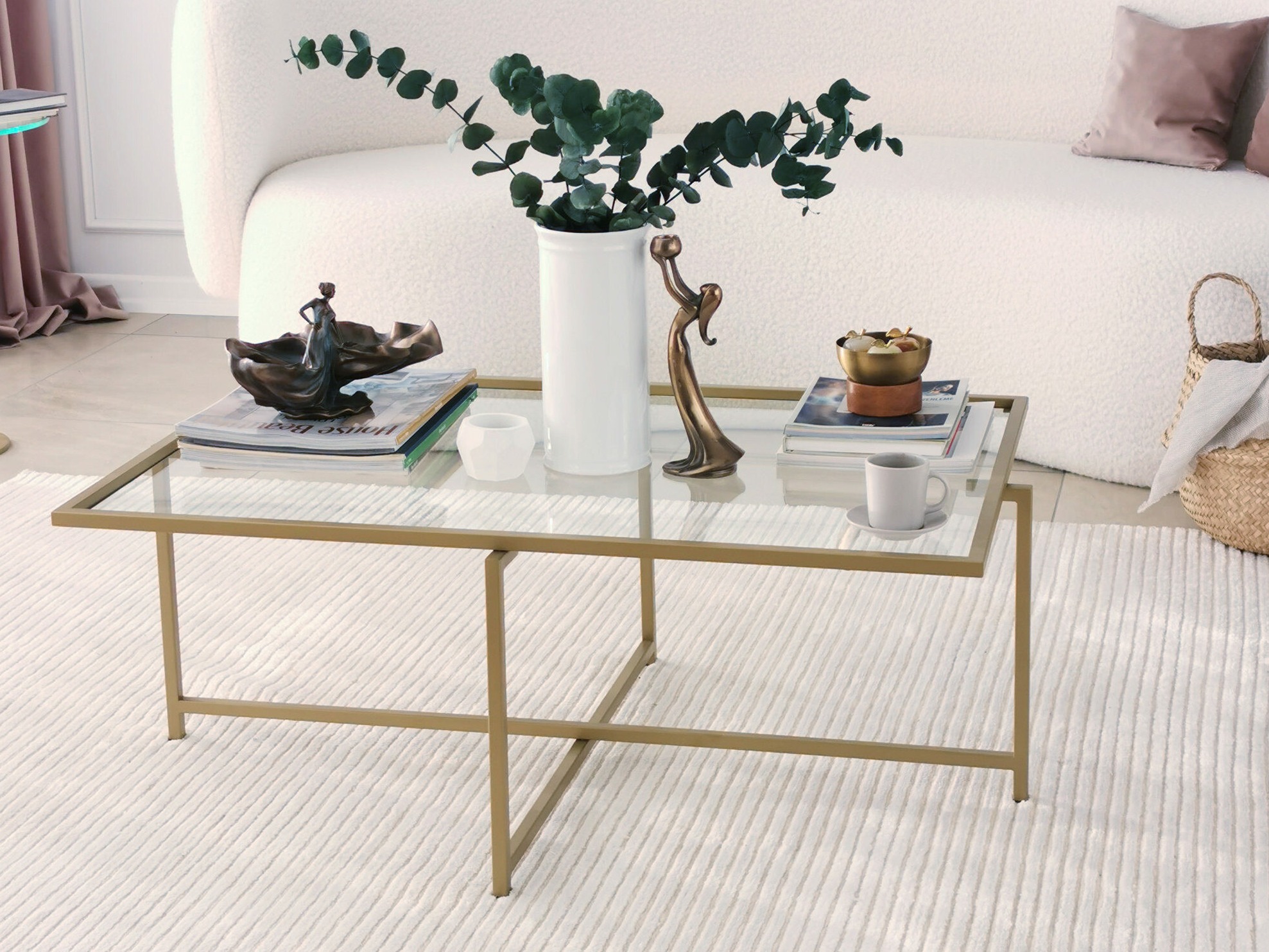 Mesa de centro Kailua 1281 (Dorado)
