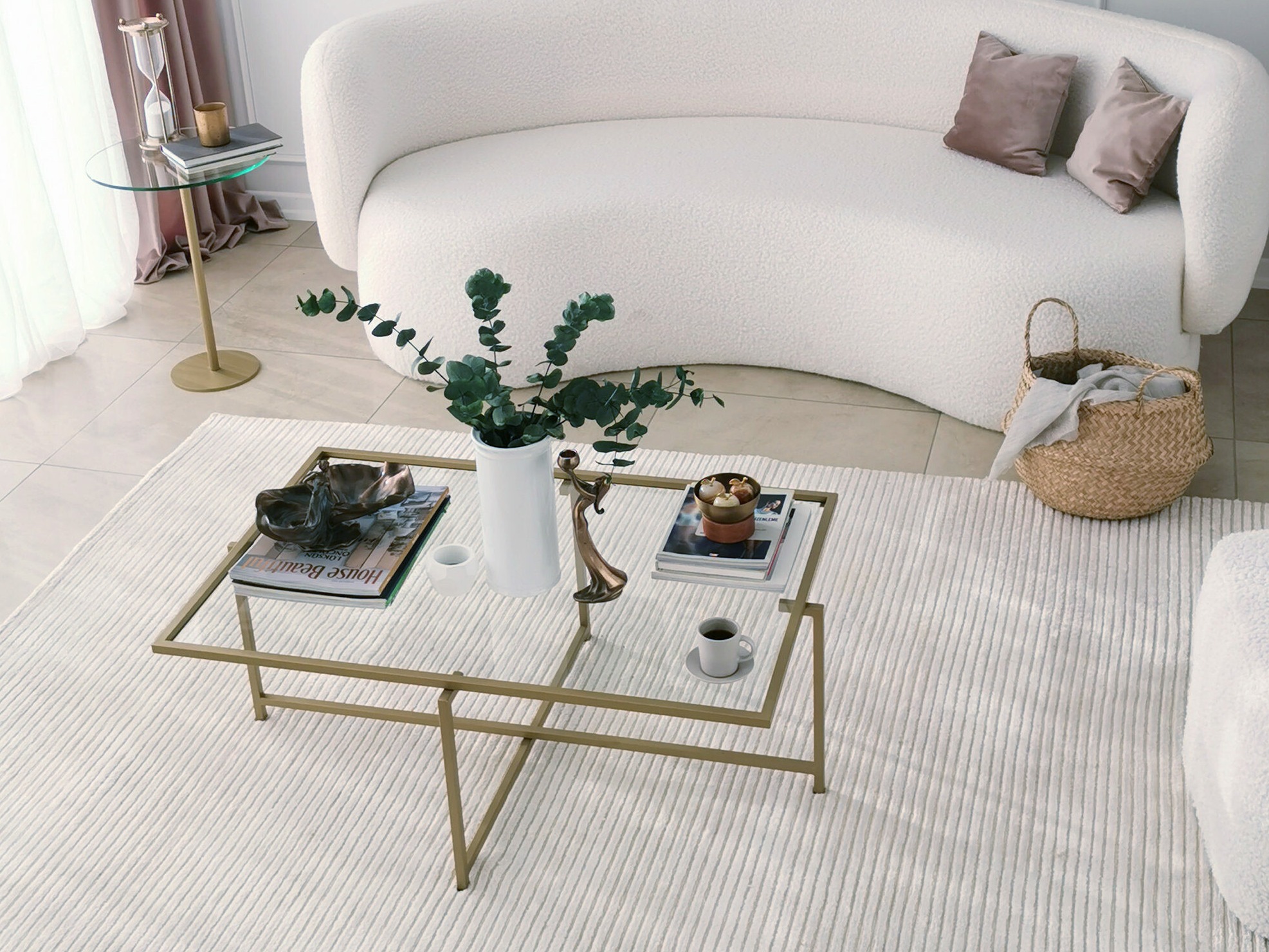Mesa de centro Kailua 1281 (Dorado)
