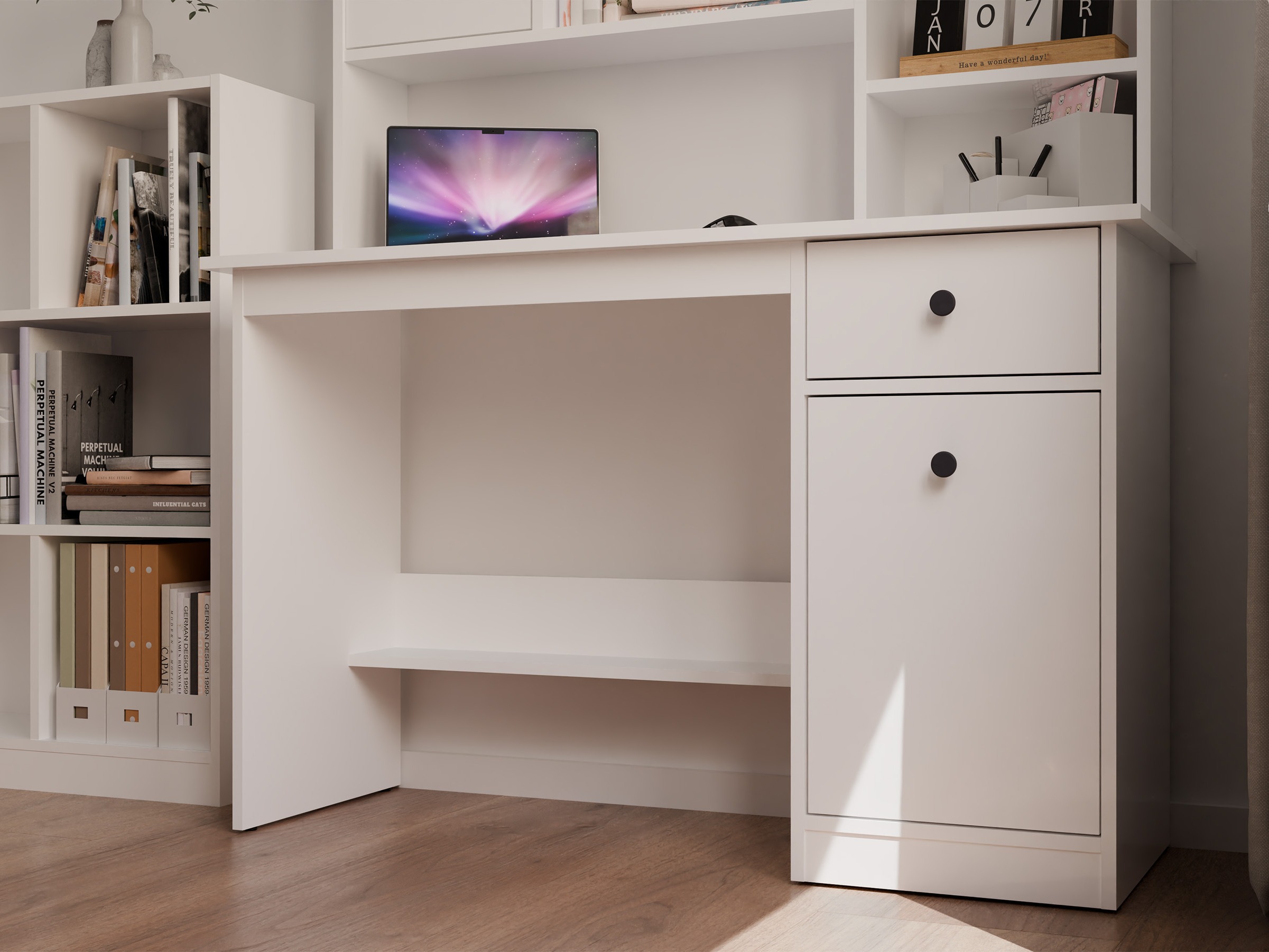 Mesa de oficina Mandeville 376 (Blanco)