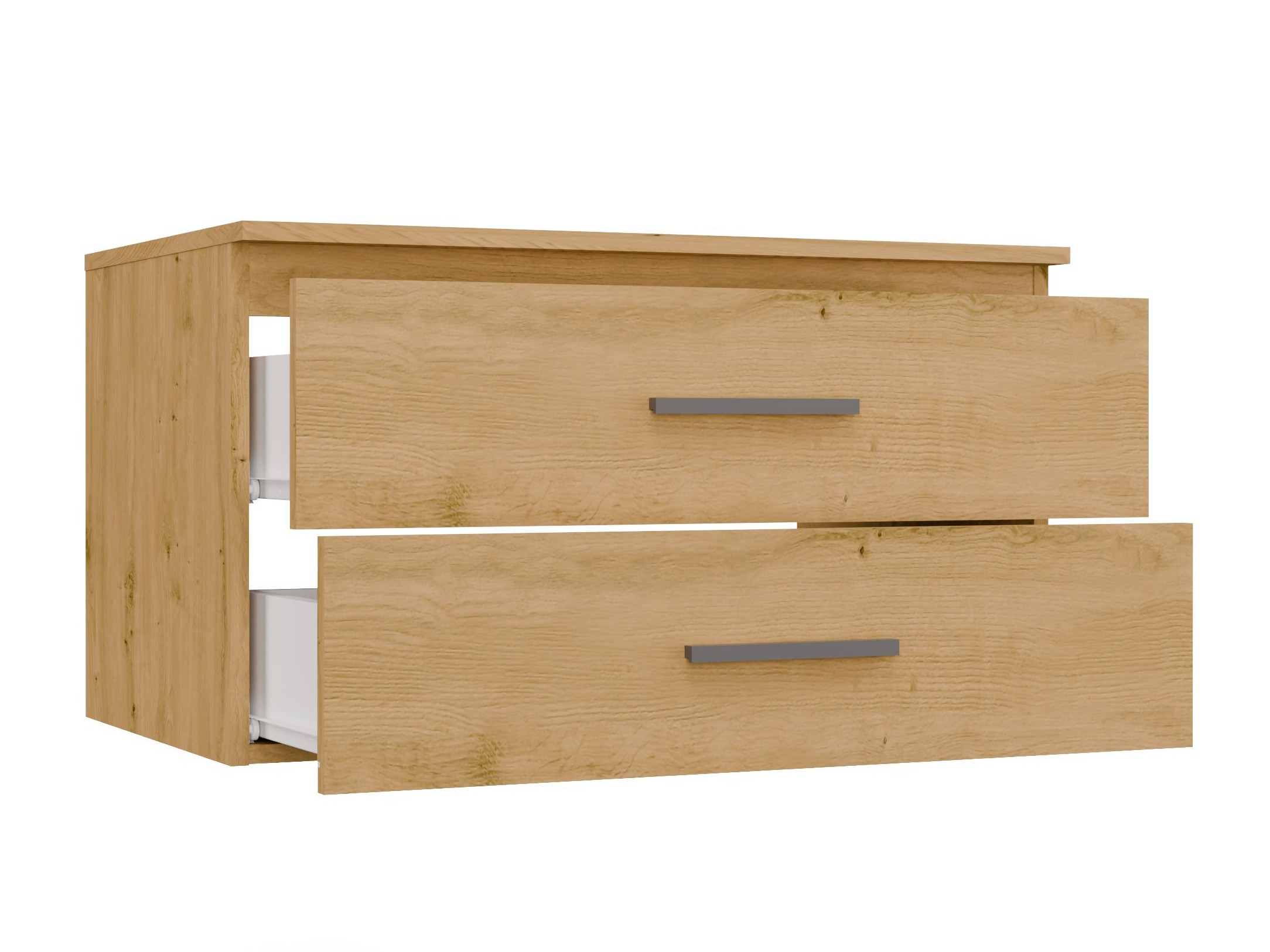 Armario de baño colgante para lavabo Nolmaru 113 (Roble Artisan)