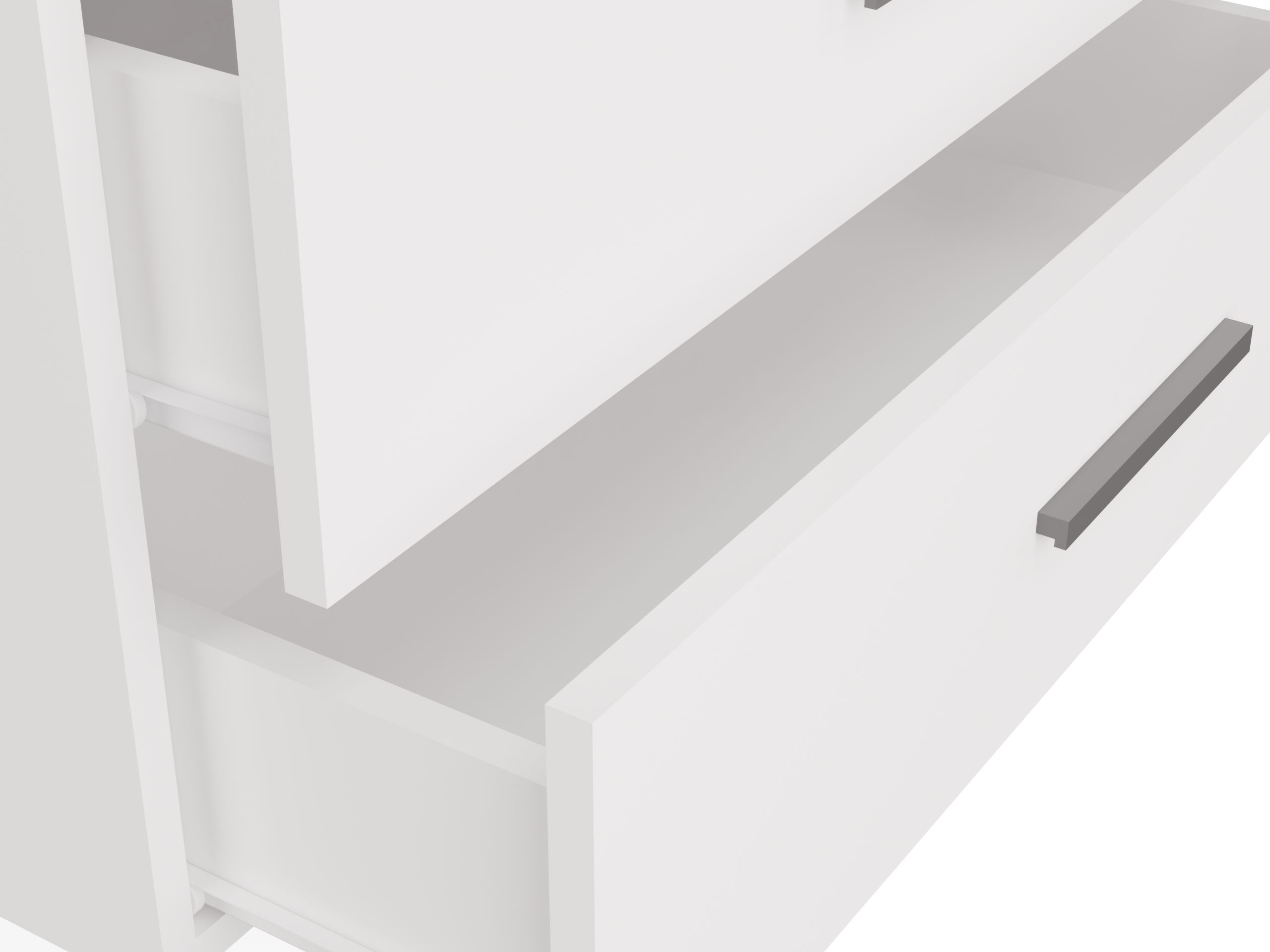 Armario de baño colgante para lavabo Nolmaru 112 (Blanco)